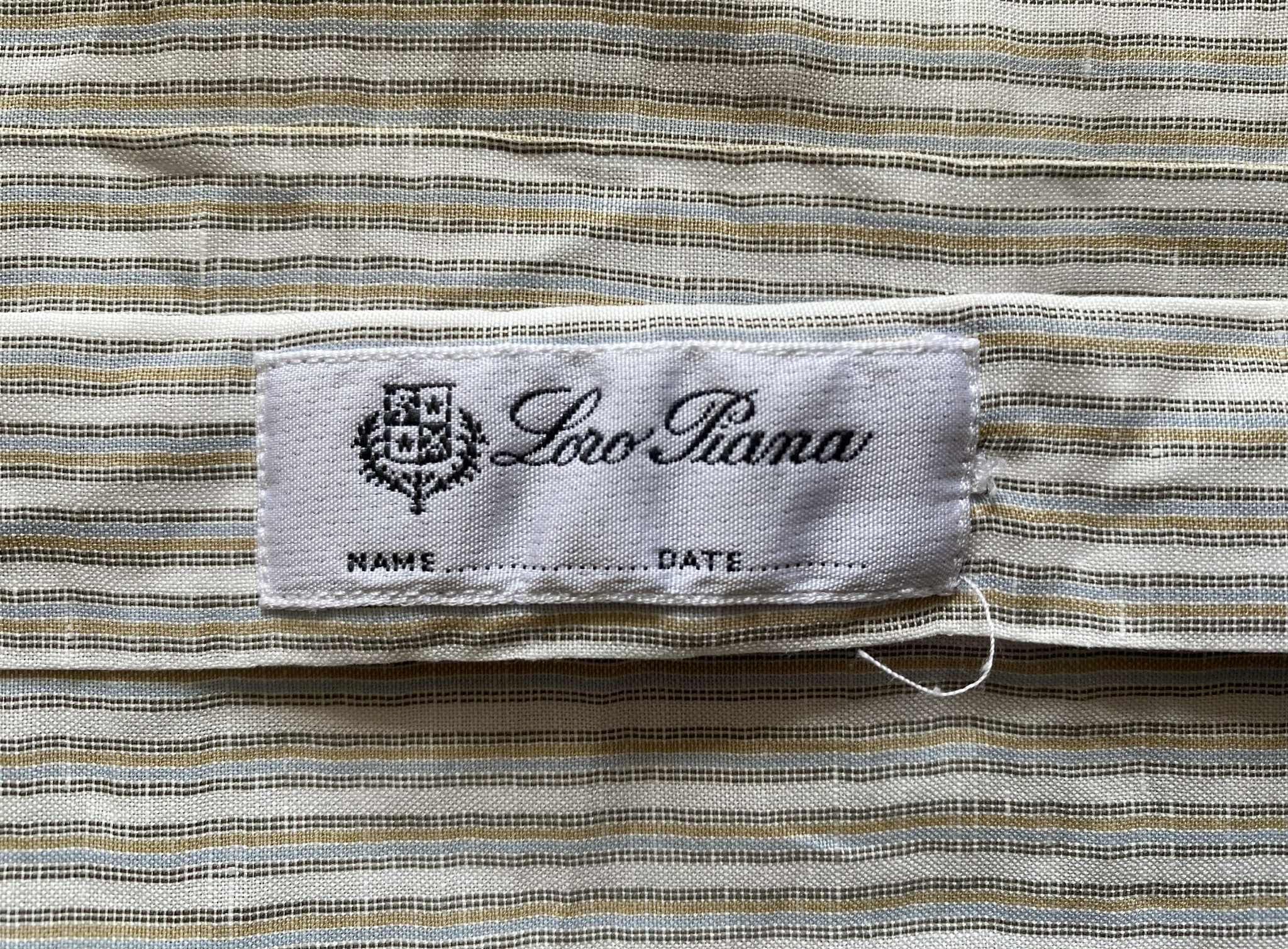 Loro Piana Loro Piana Button Up Striped Clean Official Cotton Shirt Size US M / EU 48-50 / 2 - 5 Thumbnail