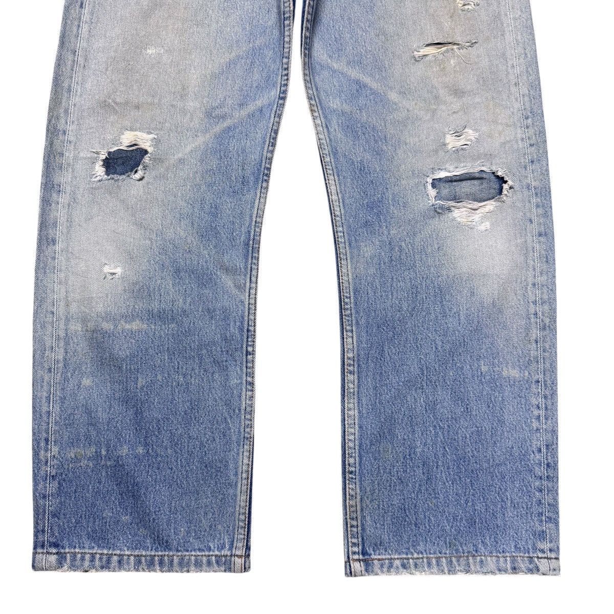 Levi's Vintage Levis 501 Distressed Denim Jeans Size US 35 - 8 Thumbnail