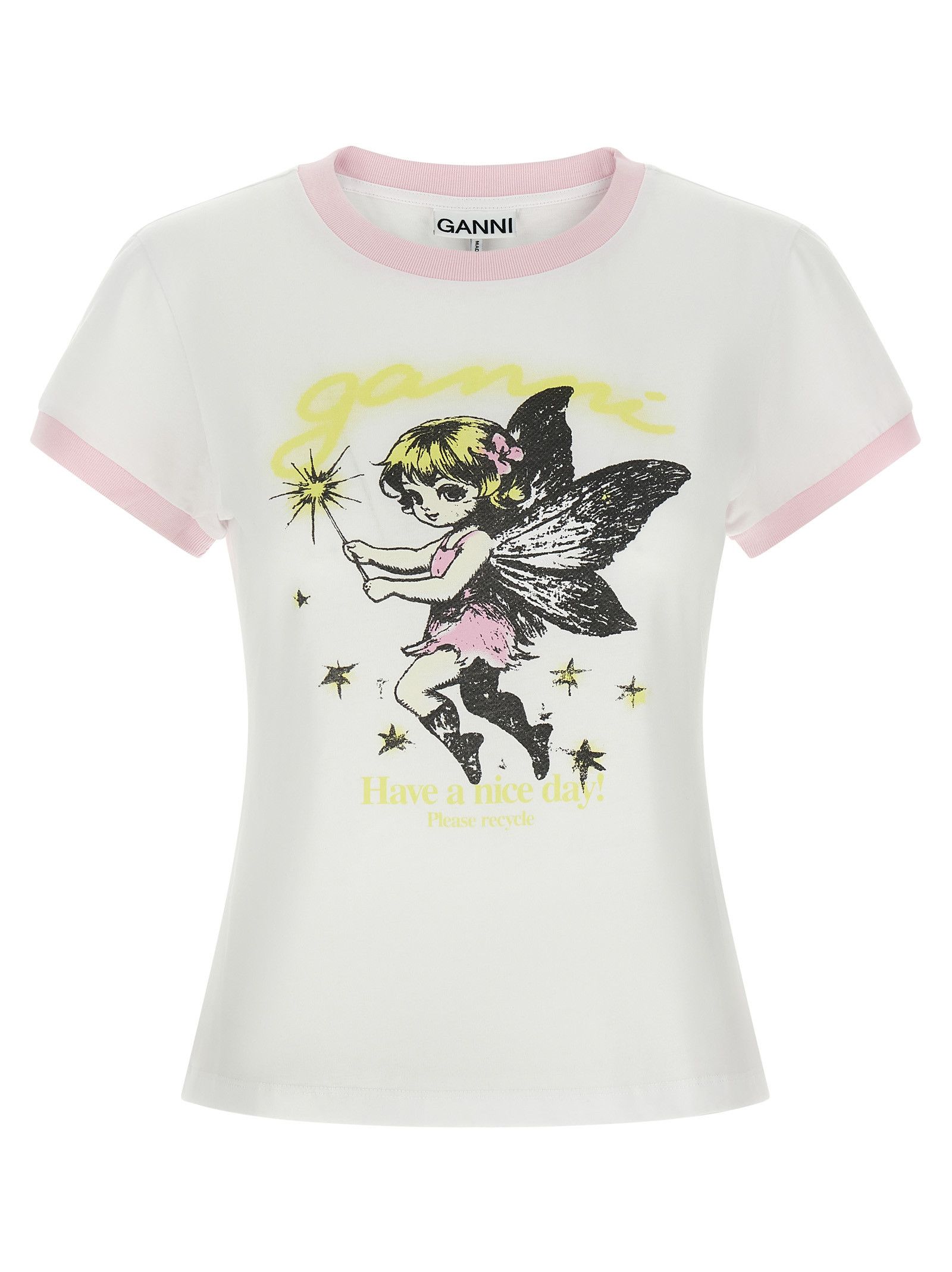 Ganni 'Fairy' T-Shirt Size XS / US 0-2 / IT 36-38 - 1 Thumbnail