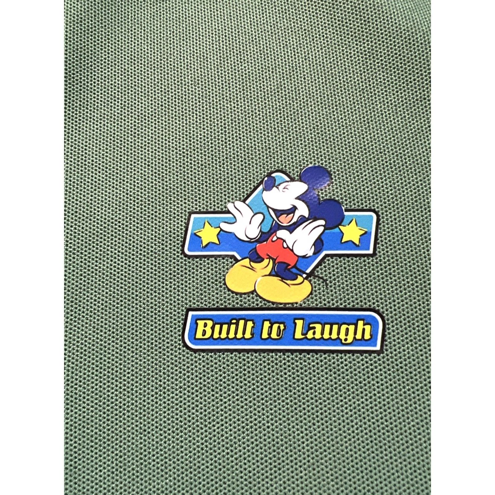 Vintage Mickey Mouse Polo Shirt Men’s L Short Sleeve Green Polo Shirt Polo Shirt Men L Green Mickey Mouse Polo shirt for Golf Casual Shirt Size US L / EU 52-54 / 3 - 2 Thumbnail