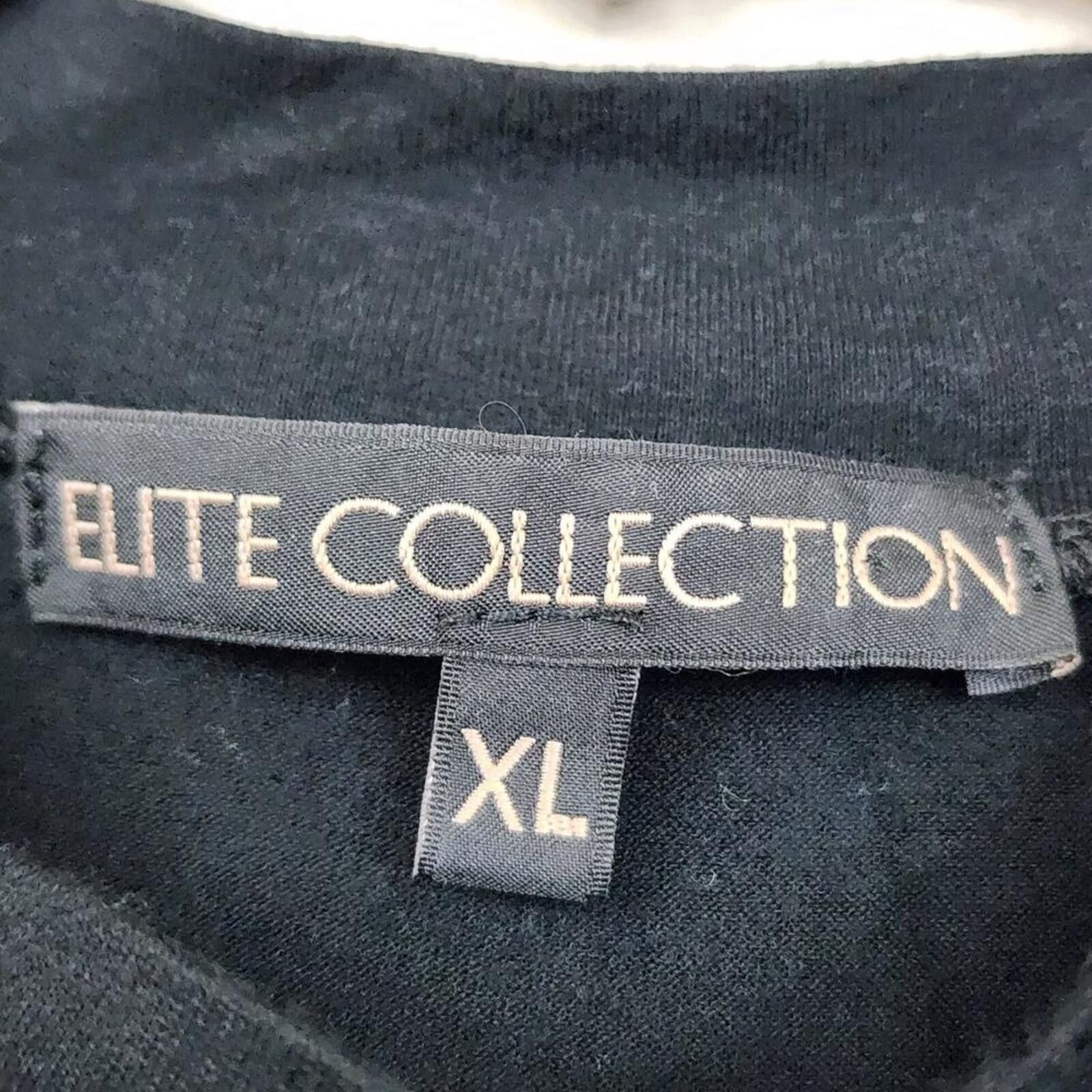 Other Elite Collection XL Black Cold Shoulder Blouse Top Size XL / US 12-14 / IT 48-50 - 3 Thumbnail