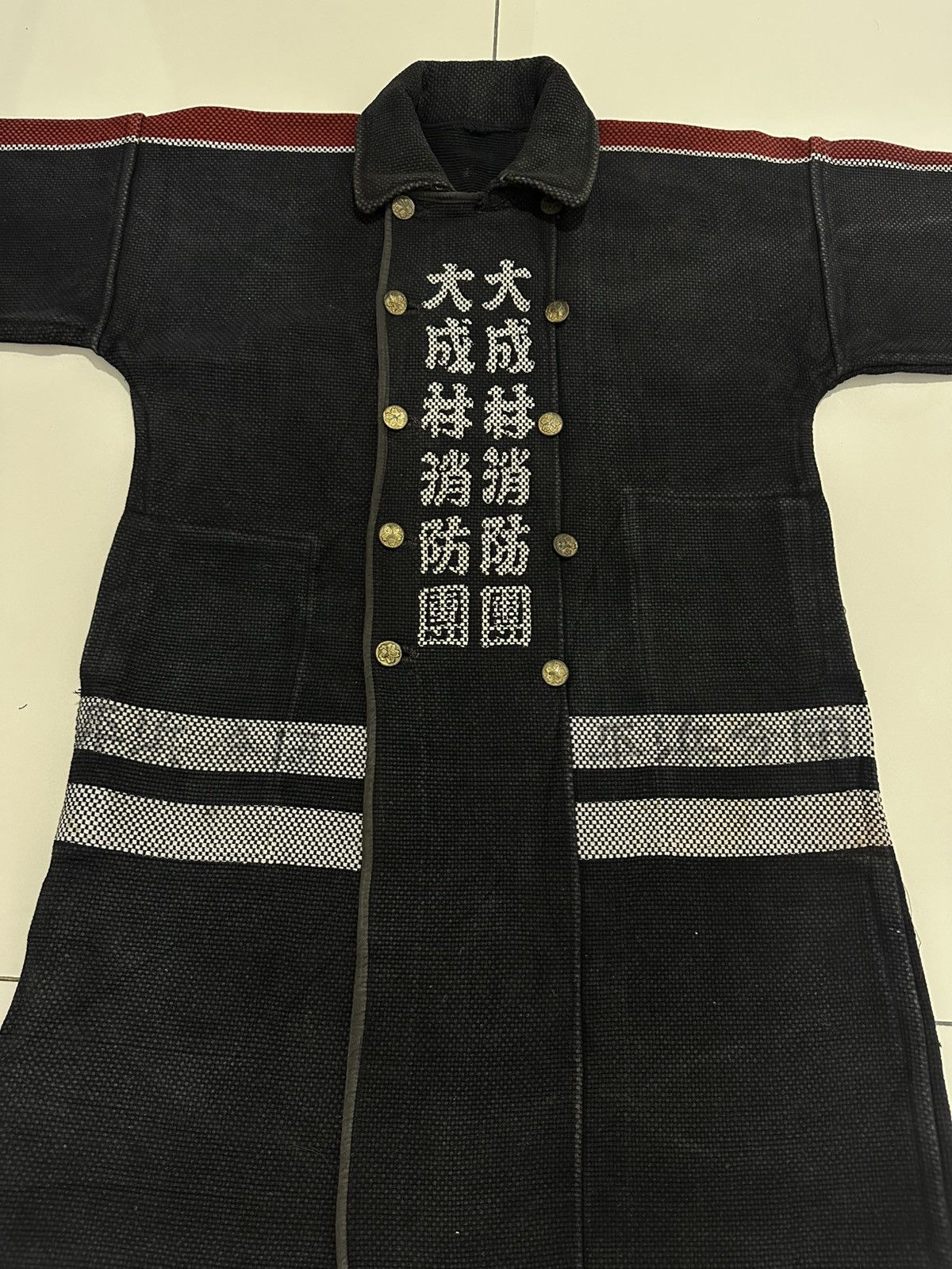 Other Circa 1910’s VTG Fireman Coat Heavy Cotton Historical item Size US L / EU 52-54 / 3 - 3 Thumbnail
