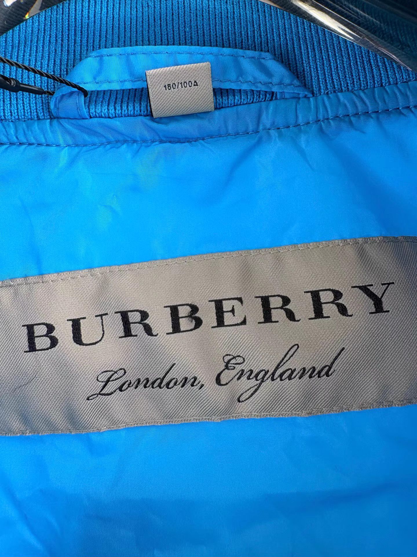 Burberry BURBERRY Blue Graffiti Bomber Jacket K1 Size US L / EU 52-54 / 3 - 5 Thumbnail