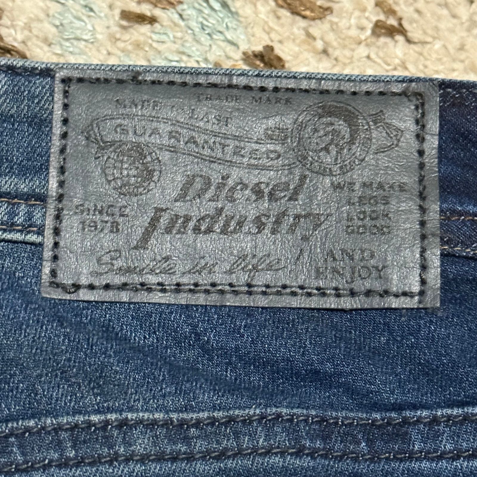 Diesel Diesel Mens Safado-R Slim Straight Jeans Size 38x28 Size US 38 / EU 54 - 4 Thumbnail