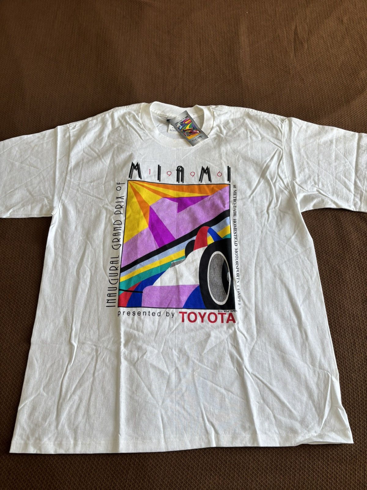 Vintage 1996 Miami Indy GP Size US XL / EU 56 / 4 - 1 Thumbnail