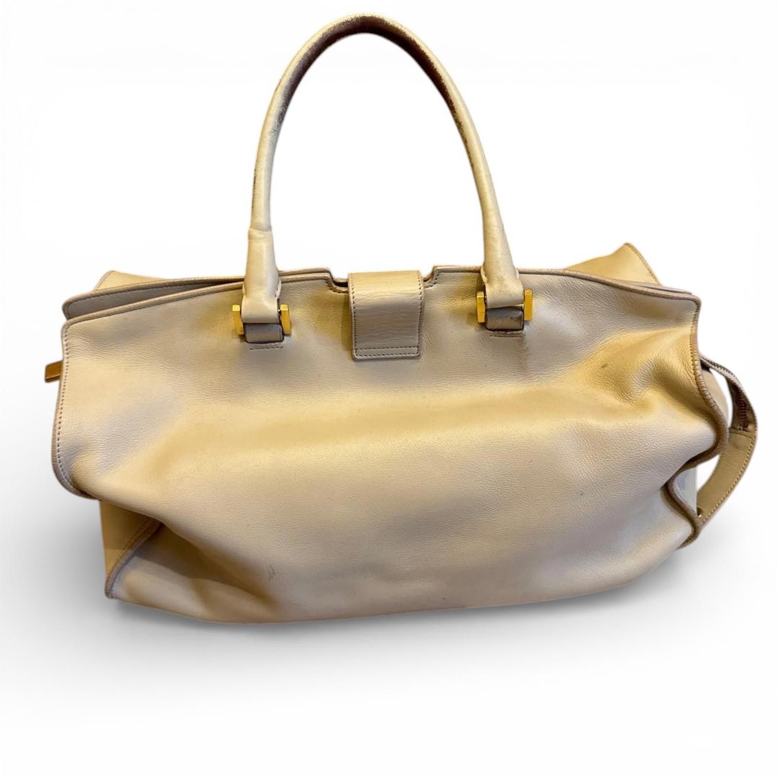Saint Laurent Paris Yves Saint Laurent - Beige Leather Handbag Size ONE SIZE - 2 Thumbnail