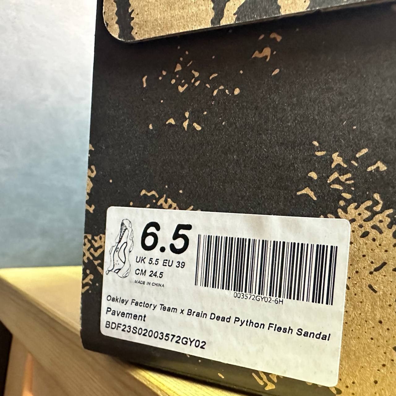 Brain Dead × Oakley Oakley x Brain Dead Python Flesh Sandal Rare New Size US 6.5 / IT 36.5 - 3 Thumbnail