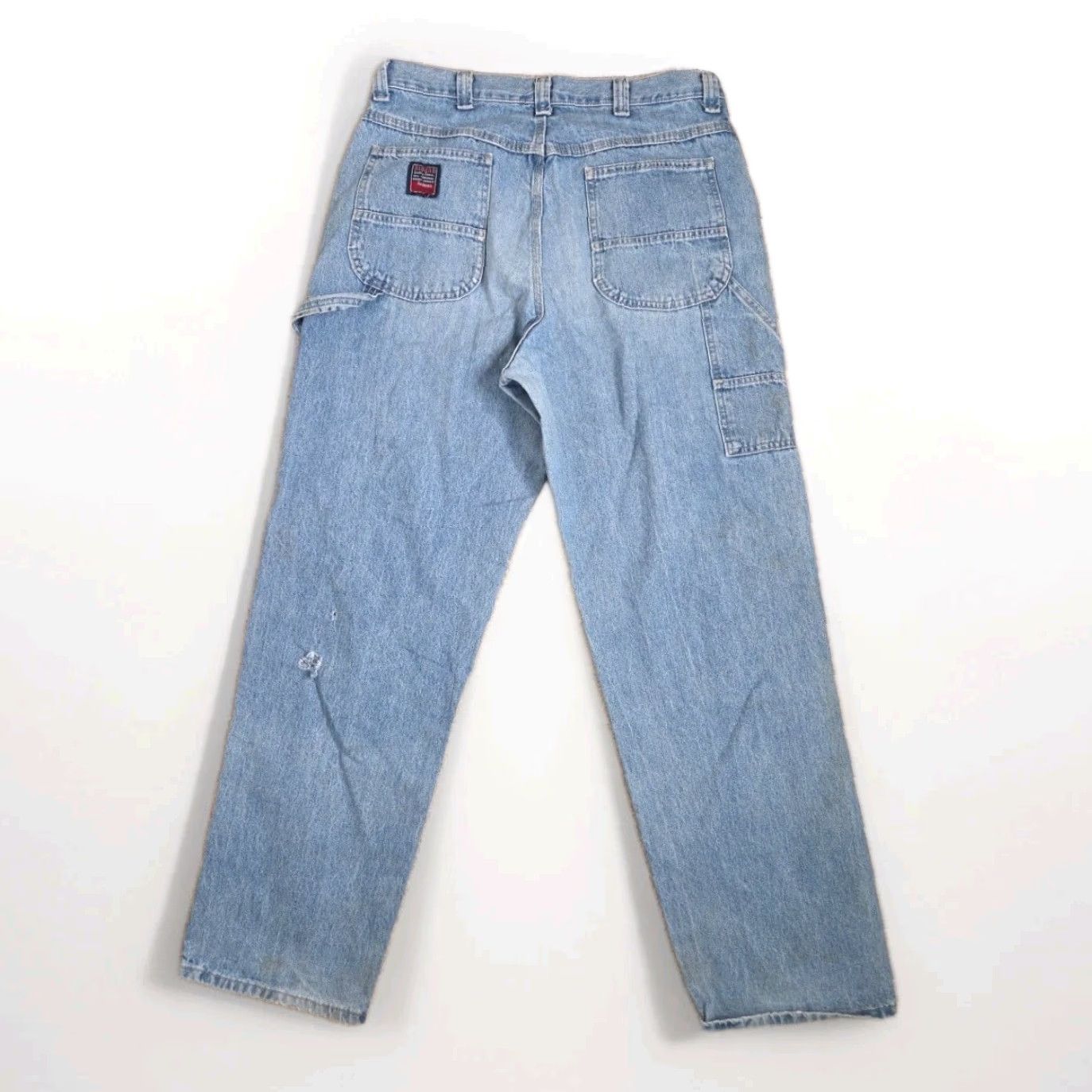 Denime VINTAGE Riders Authentics Jeans Carpenter Denim Pants Blue 34x34 Men Baggy Relaxed 34 in Inseam 34 Waist 34 Comfort Pockets Size US 34 / EU 50 - 3 Thumbnail