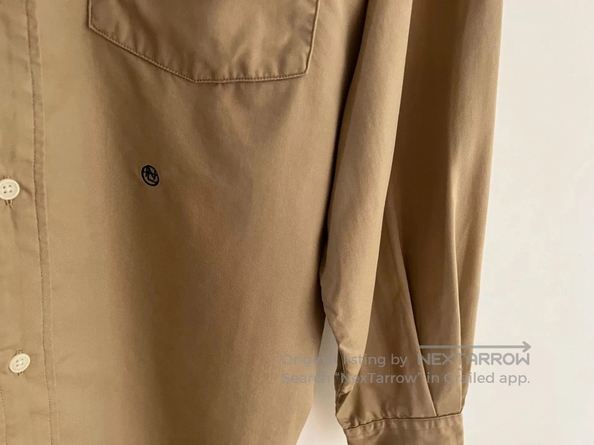 Nanamica nanamica button down wind shirt in khaki. Size US S / EU 44-46 / 1 - 3 Thumbnail