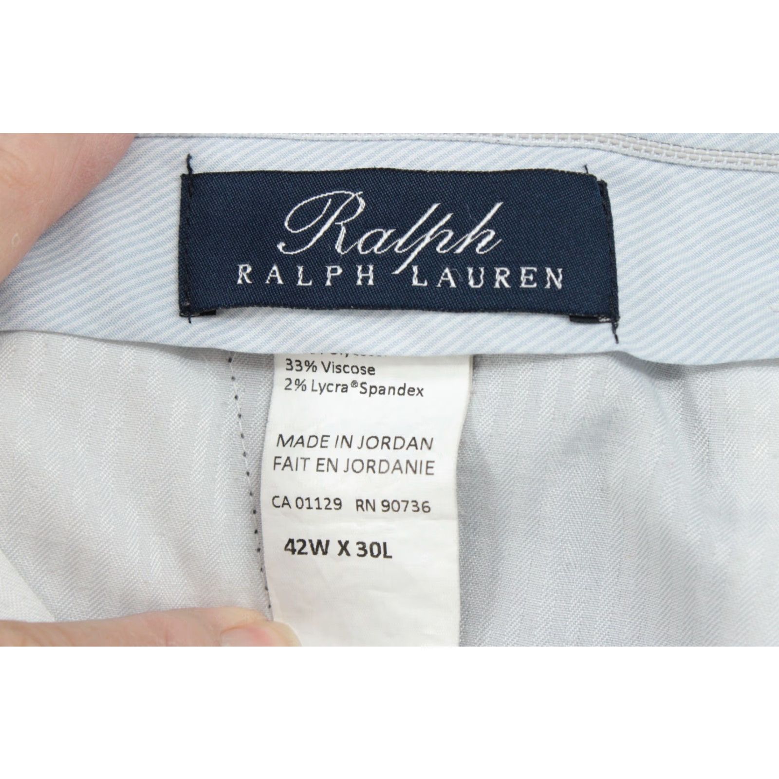 Polo Ralph Lauren Polo Ralph Lauren Pants Mens 42x29.5 Gray Check Dress Office Preppy Modern Mens Size US XL / EU 56 / 4 - 7 Thumbnail