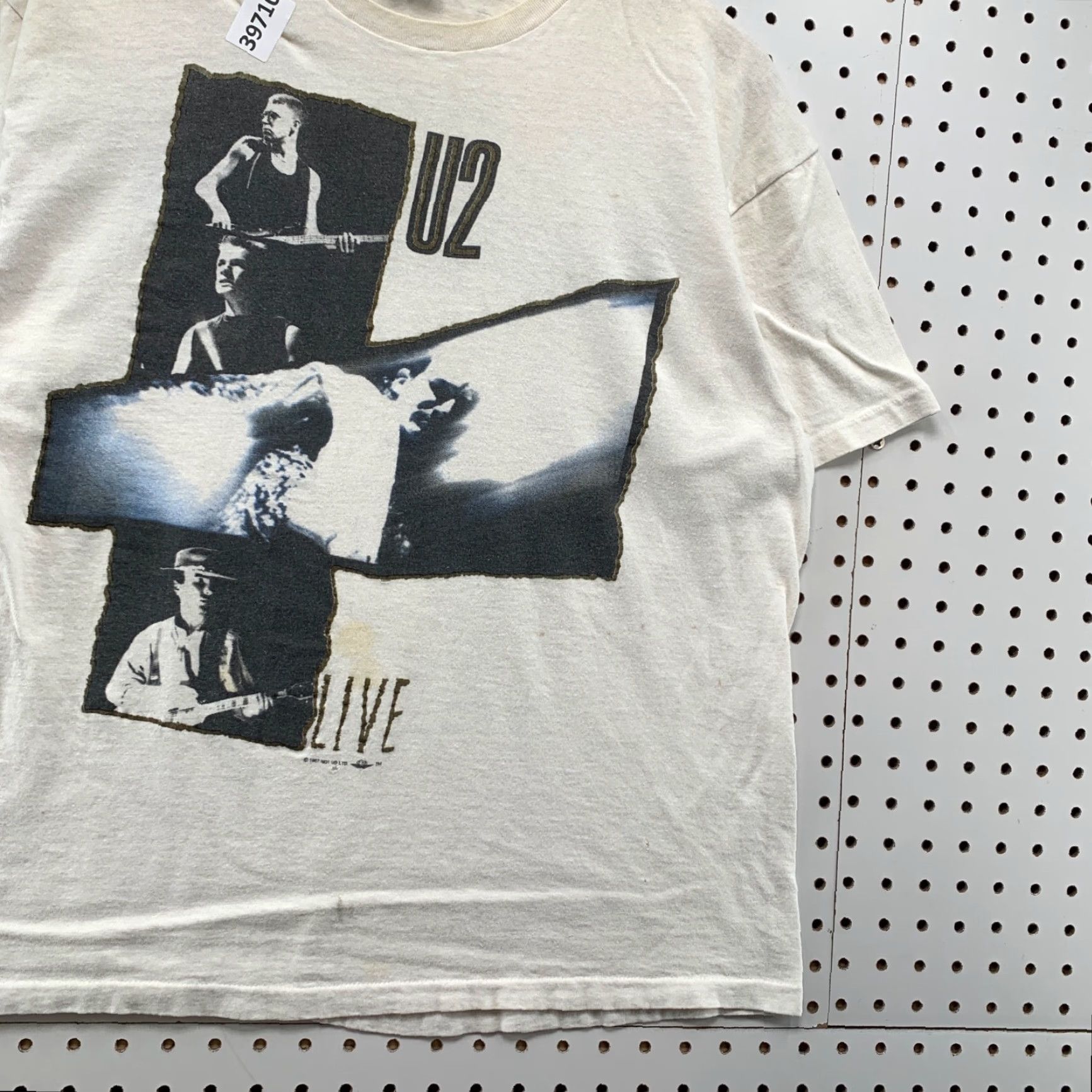 【80's】 U2 JOSHUATREE USA TOUR 87's Tee 1987 U2 The Joshua Tree Tour T Shirt 80s 90s 2 sided white tee | eBay