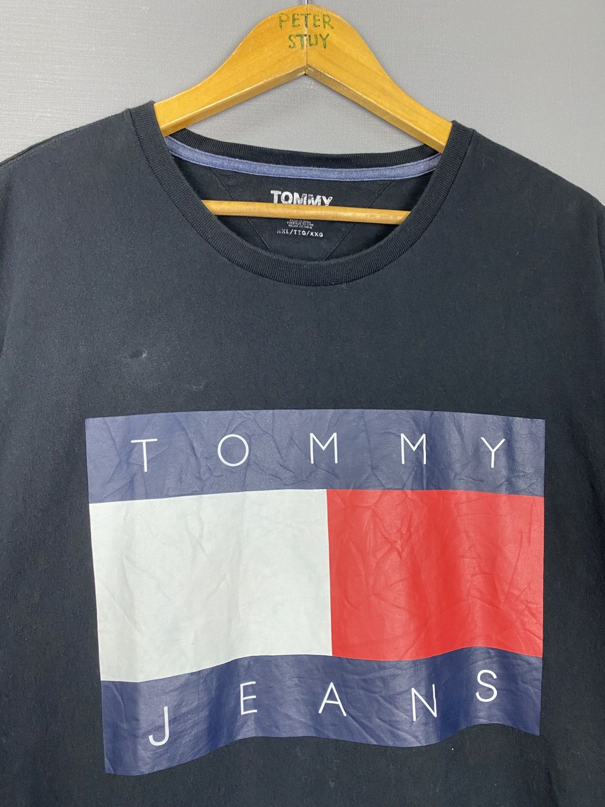 Tommy Hilfiger Tommy Jeans Tee - Big Logo Size US XXL / EU 58 / 5 - 2 Thumbnail