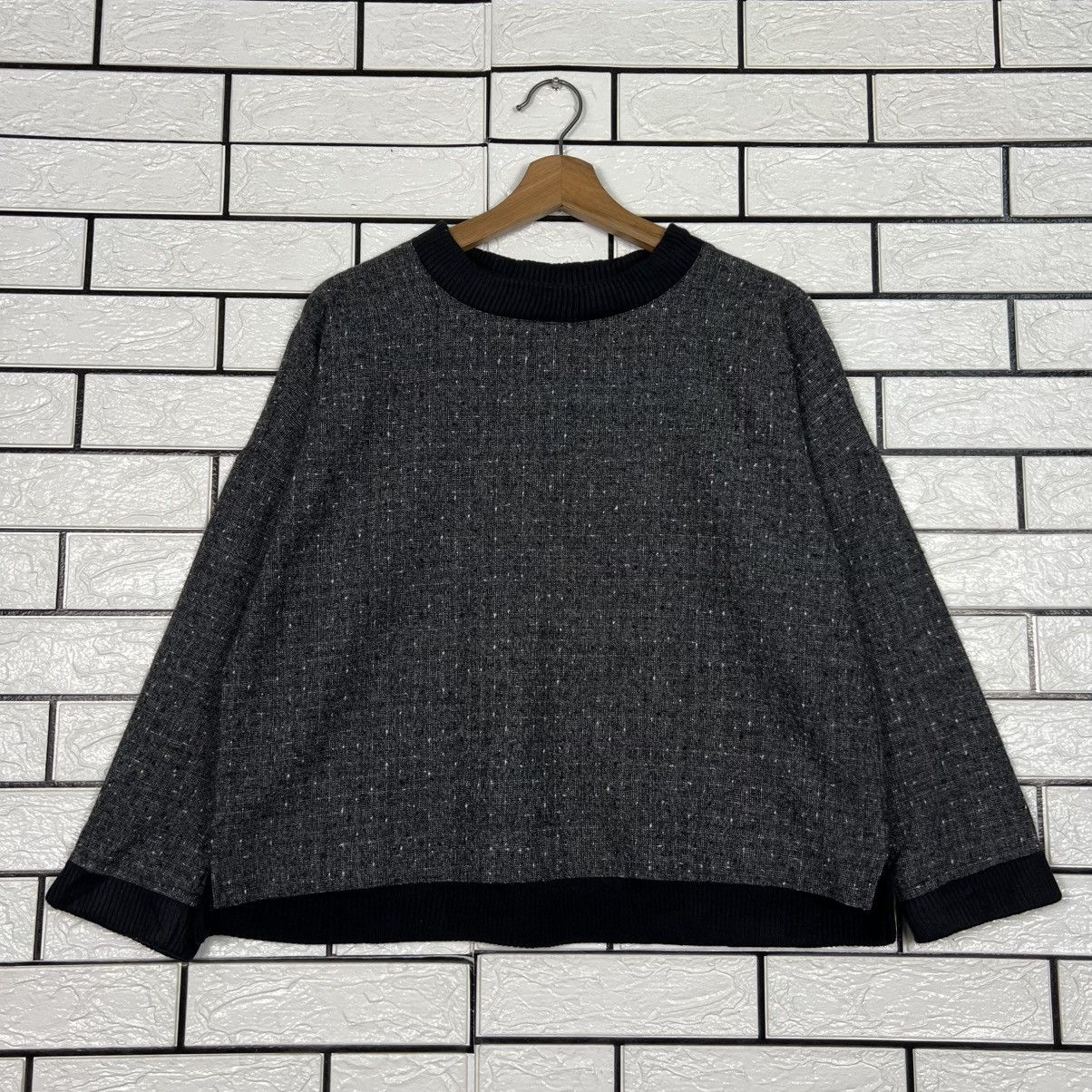 Attachment ATTACHMENT Wool Blend Cropped Sweater #4216-C192 Size M / US 6-8 / IT 42-44 - 1 Thumbnail