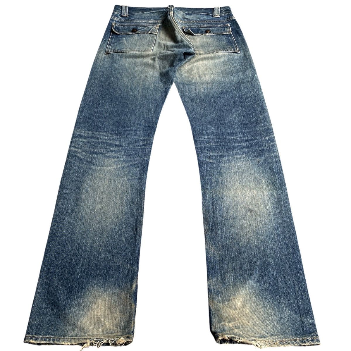 Kapital Yellow Division Ebisu Tokyo Fatigue Bush Pants OG Army Denim Size US 30 / EU 46 - 4 Thumbnail