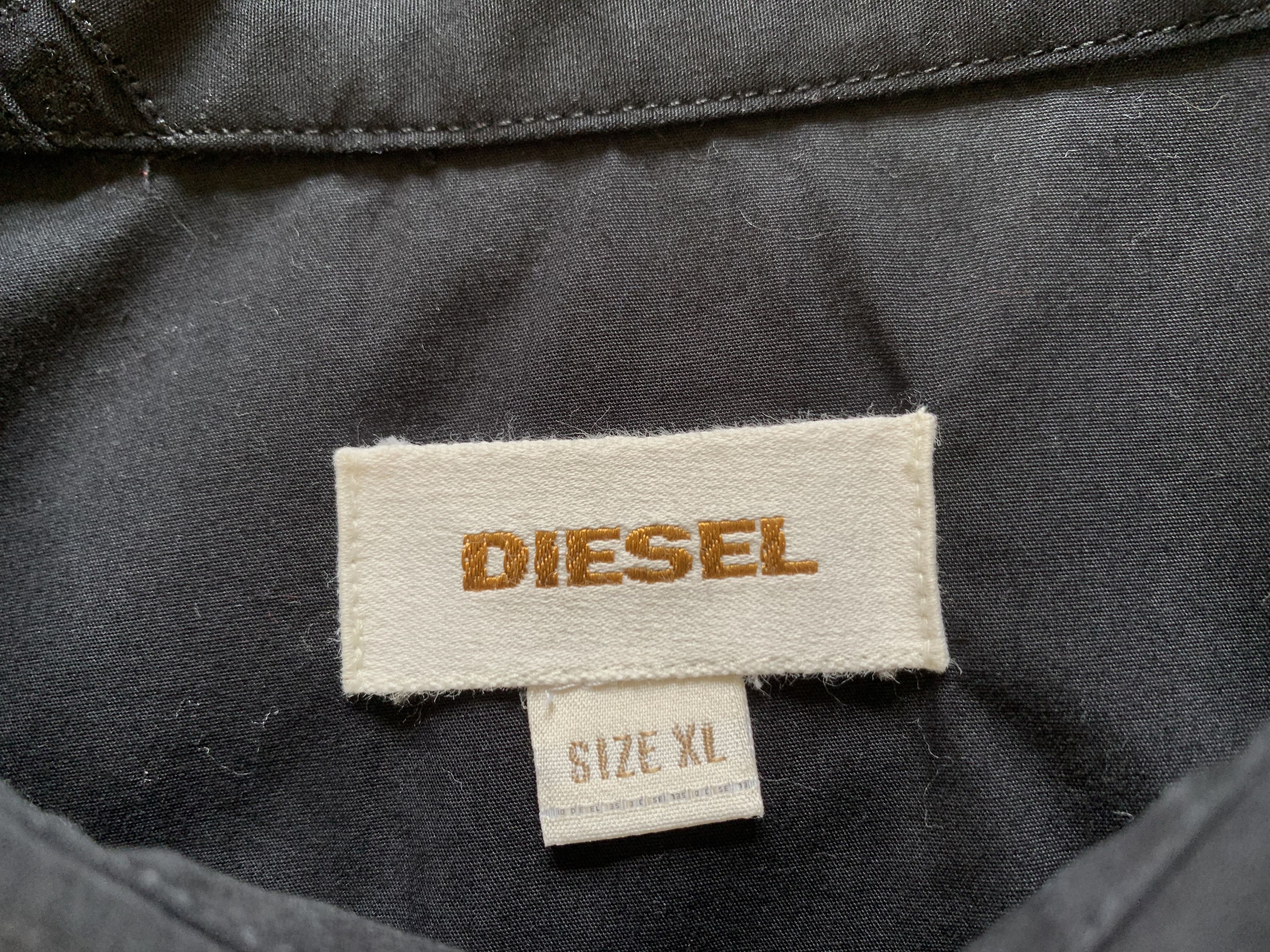 Diesel × Vintage Vintage Diesel Black Short Sleeve Shirt Size US L / EU 52-54 / 3 - 5 Thumbnail