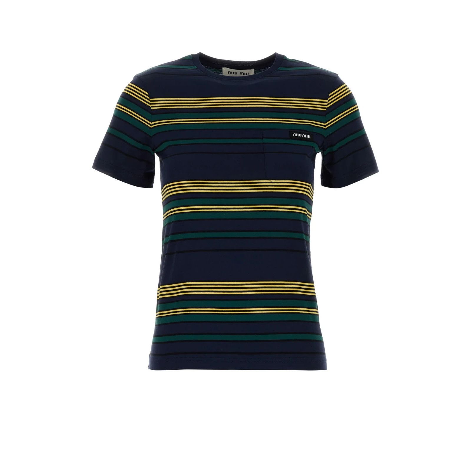 MIU MIU Embroidered Cotton T-shirt New & Authentic (Women's