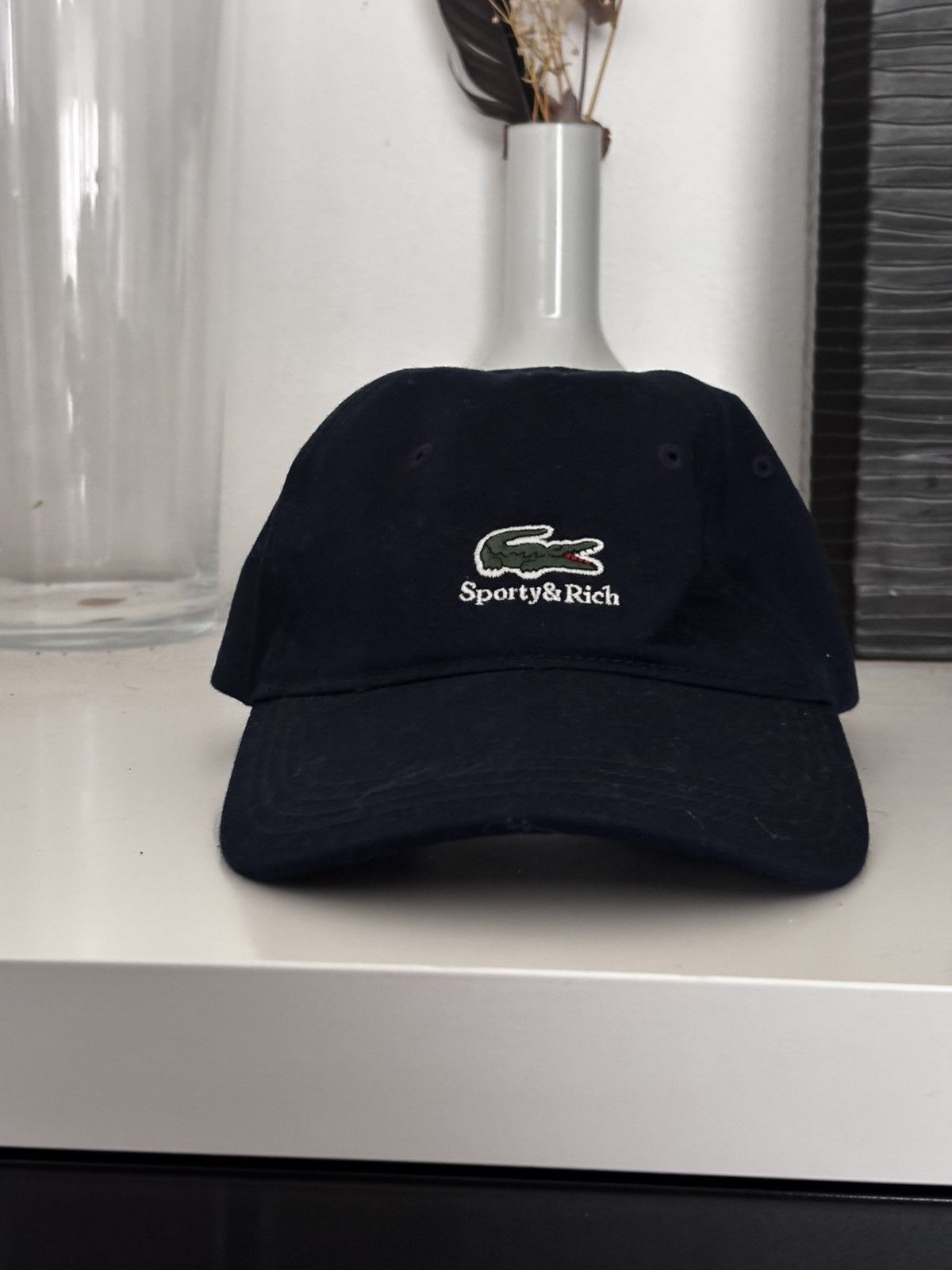 Sporty & Rich Sporty & Rich x Lacoste collab Navy Cap Size ONE SIZE - 6 Thumbnail