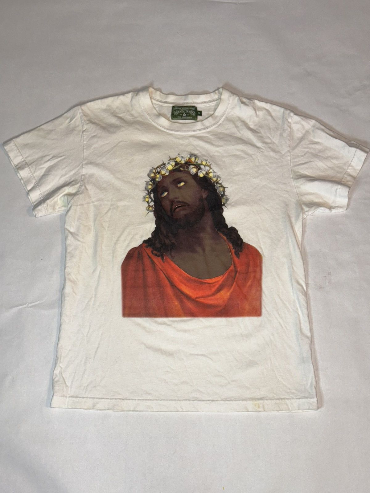DENIM TEARS Denim tears Jesus T shirt Size US M / EU 48-50 / 2 - 1 Thumbnail