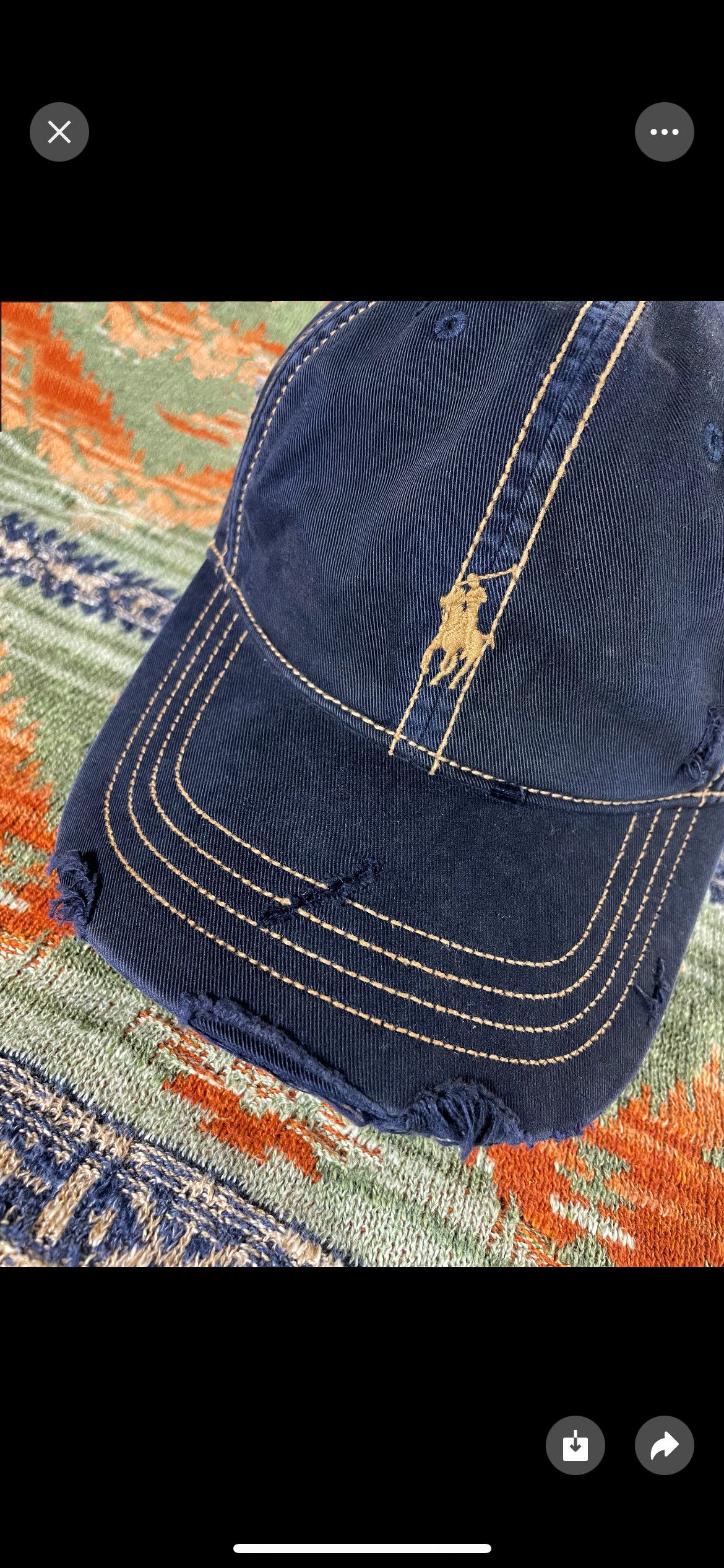 Polo Ralph Lauren Polo Ralph Lauren Pony Thick Baseball Cap Hat Size ONE SIZE - 2 Thumbnail