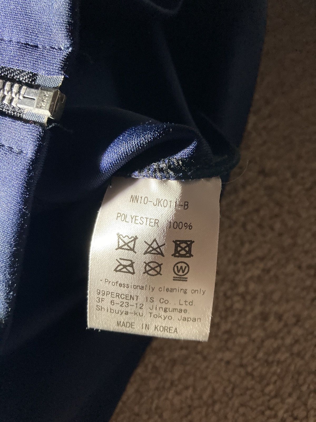 99%IS- SS17 99%IS Zipper Track Jacket Piping 2017 99percentis Navy Size US M / EU 48-50 / 2 - 6 Thumbnail
