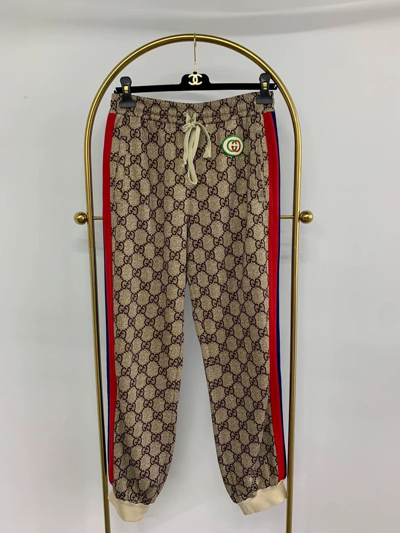 Gucci Gucci SizeM Old-fashioned sports casual pants Size US 32 / EU 48 - 1 Thumbnail