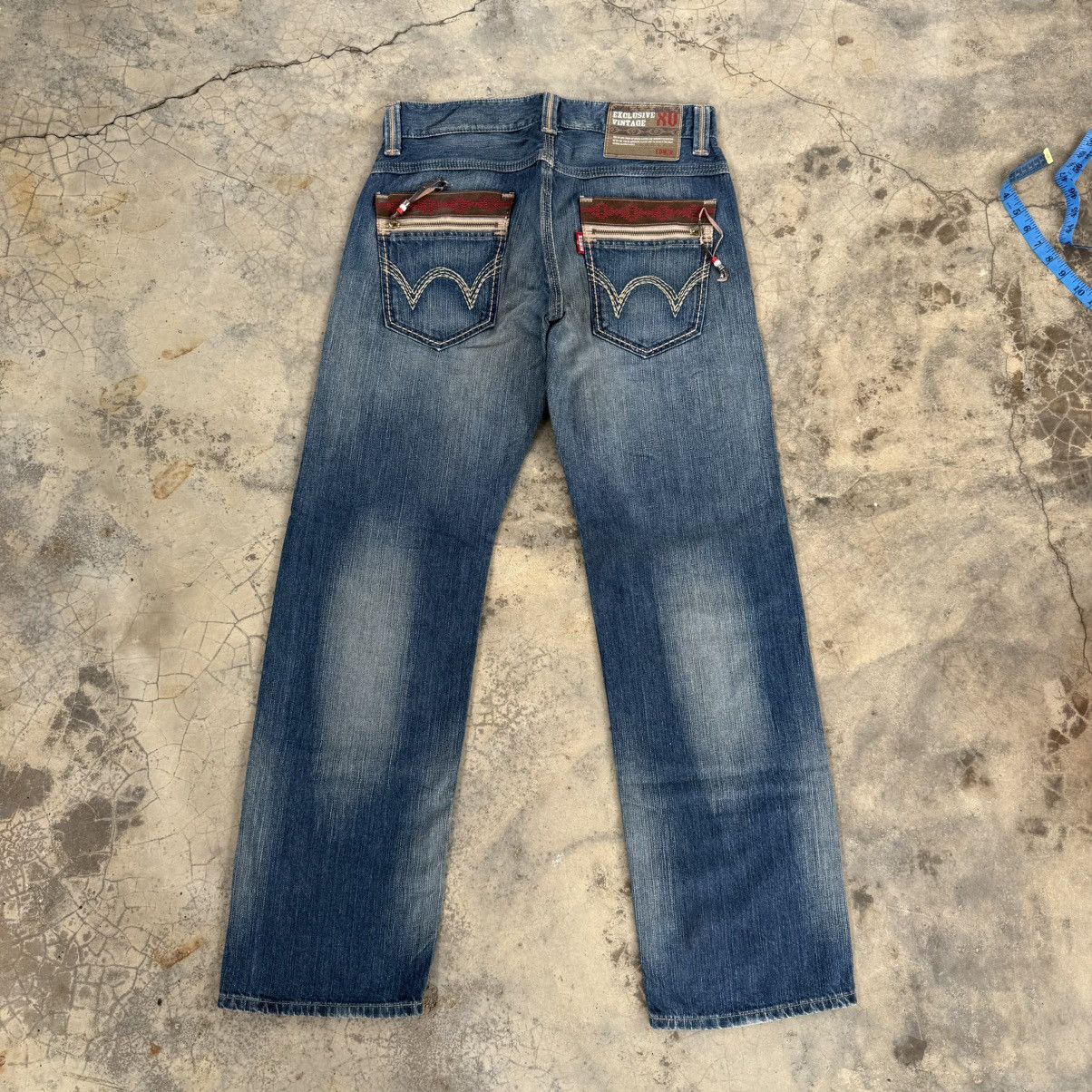 Edwin VINTAGE EDWIN XV FADED JEAN DENIM PANTS Size US 35 - 8 Thumbnail