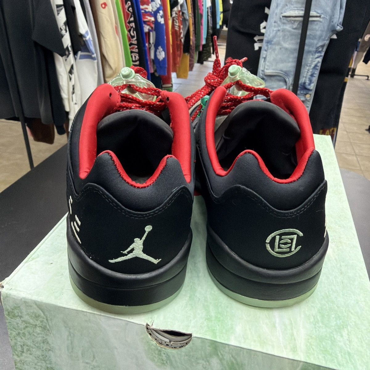 Jordan Brand Air Jordan 5 Retro Low SP Clot Black Jade Men's Size 10 Size US 10 / EU 43 - 10 Thumbnail