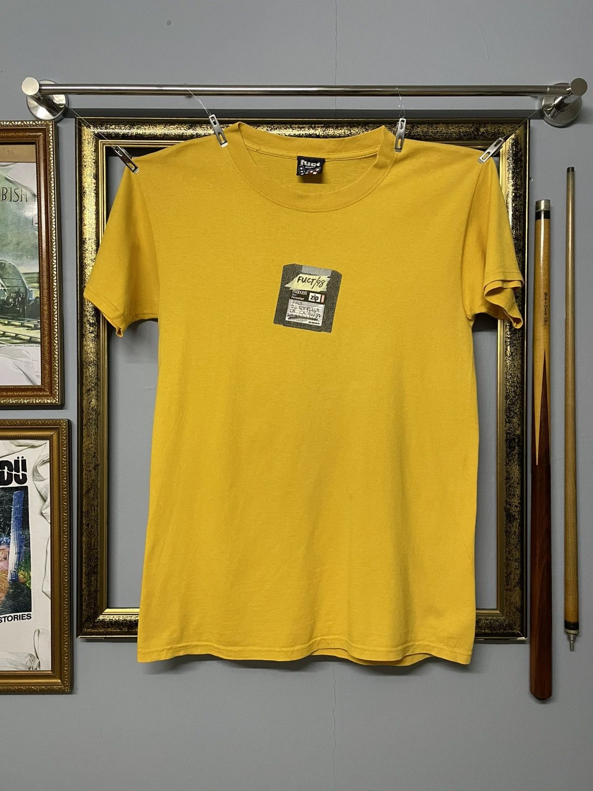 FUCT Vintage 1990s Designer Fuct Skateboard Harddisk Tshirt Size US M / EU 48-50 / 2 - 1 Thumbnail