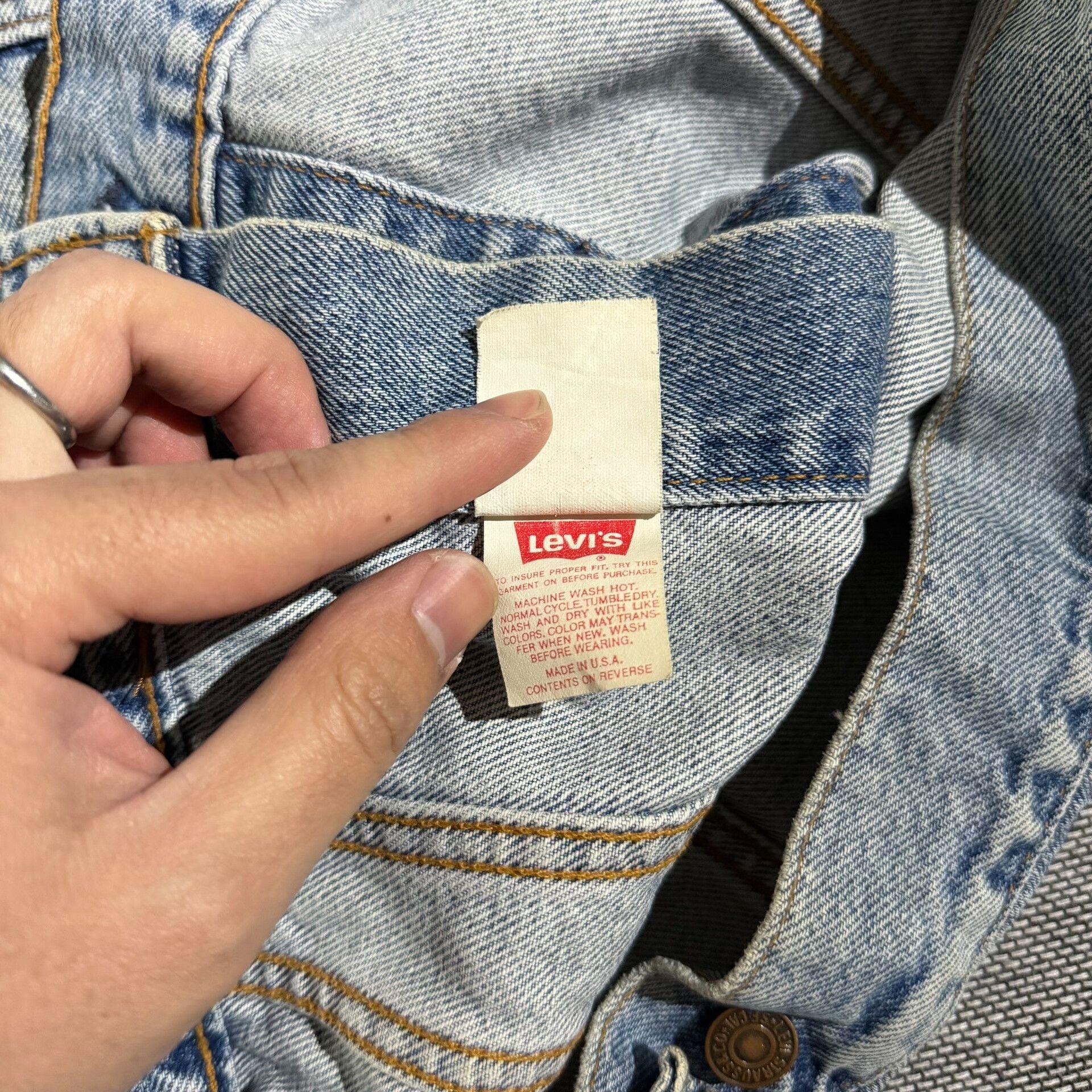 Levi's Vintage Clothing Levi's LVC70505 Denim Jacket Size US XXS / EU 40 - 9 Thumbnail