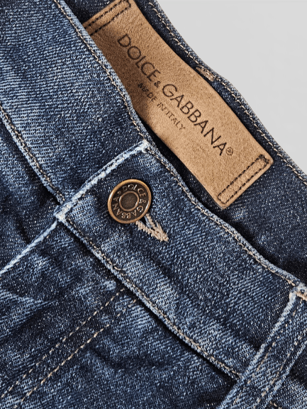 Designer × Dolce & Gabbana 🔥RARE🔥 Vintage Dolce & Gabbana Denim Slim Jeans! Size US 32 / EU 48 - 4 Thumbnail
