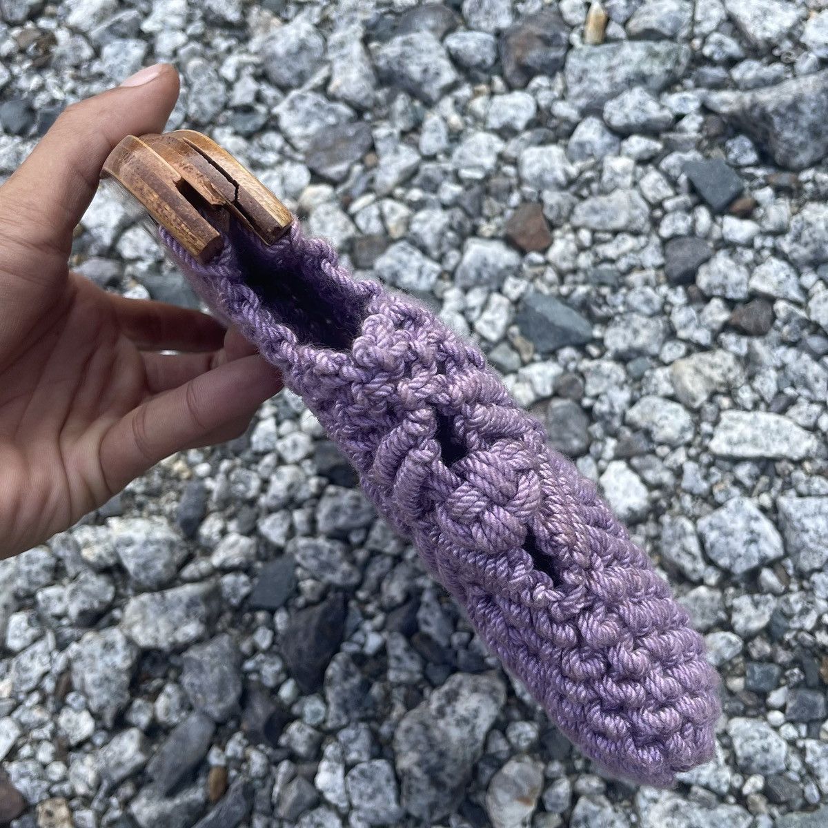 Wood Wood Mini Handcraft Crochet/Woven/Embroidery Clutch Size ONE SIZE - 5 Thumbnail
