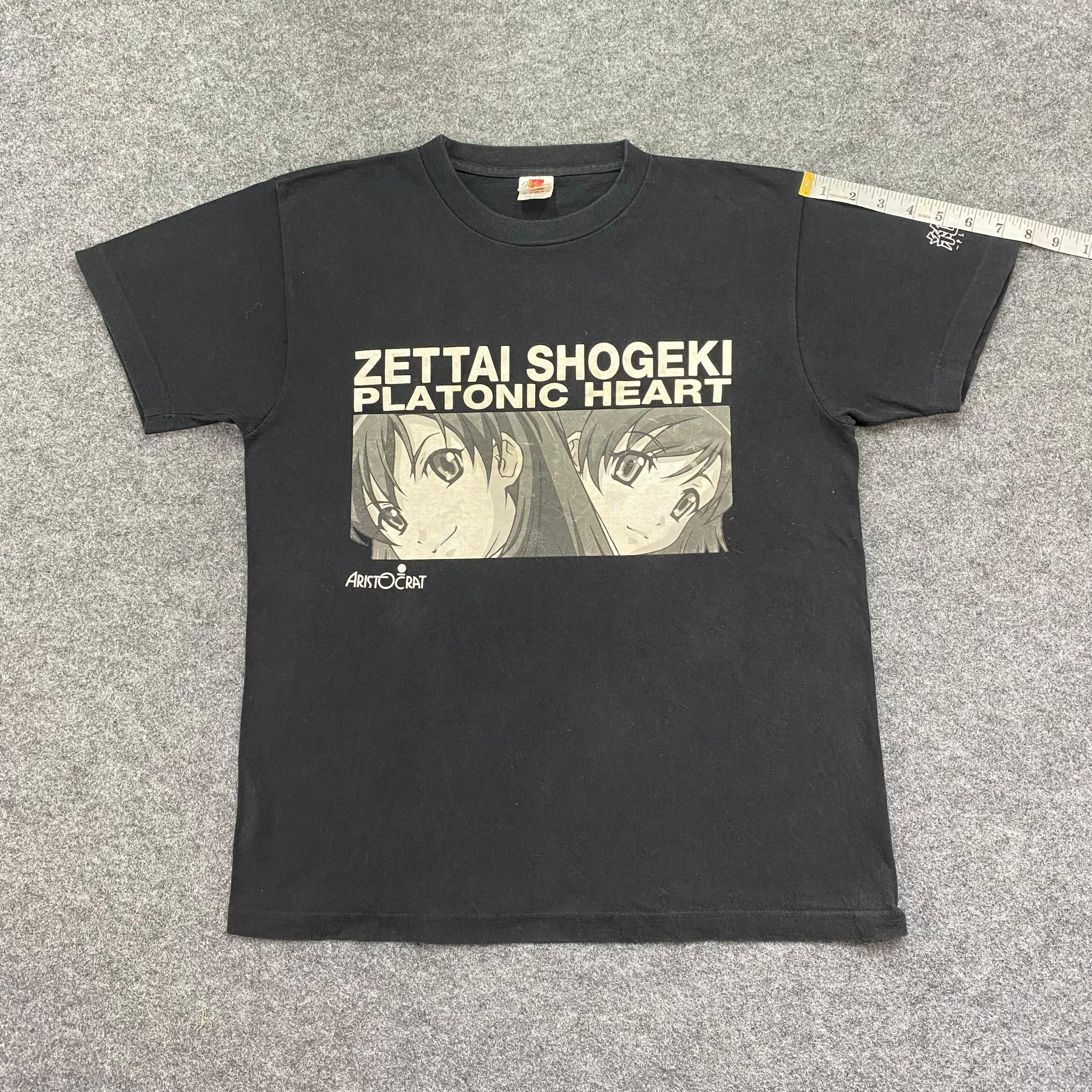 Anime Vintage Aristocrat Zettai Shogeki Platonic Heart Anime shirt Size US L / EU 52-54 / 3 - 3 Thumbnail