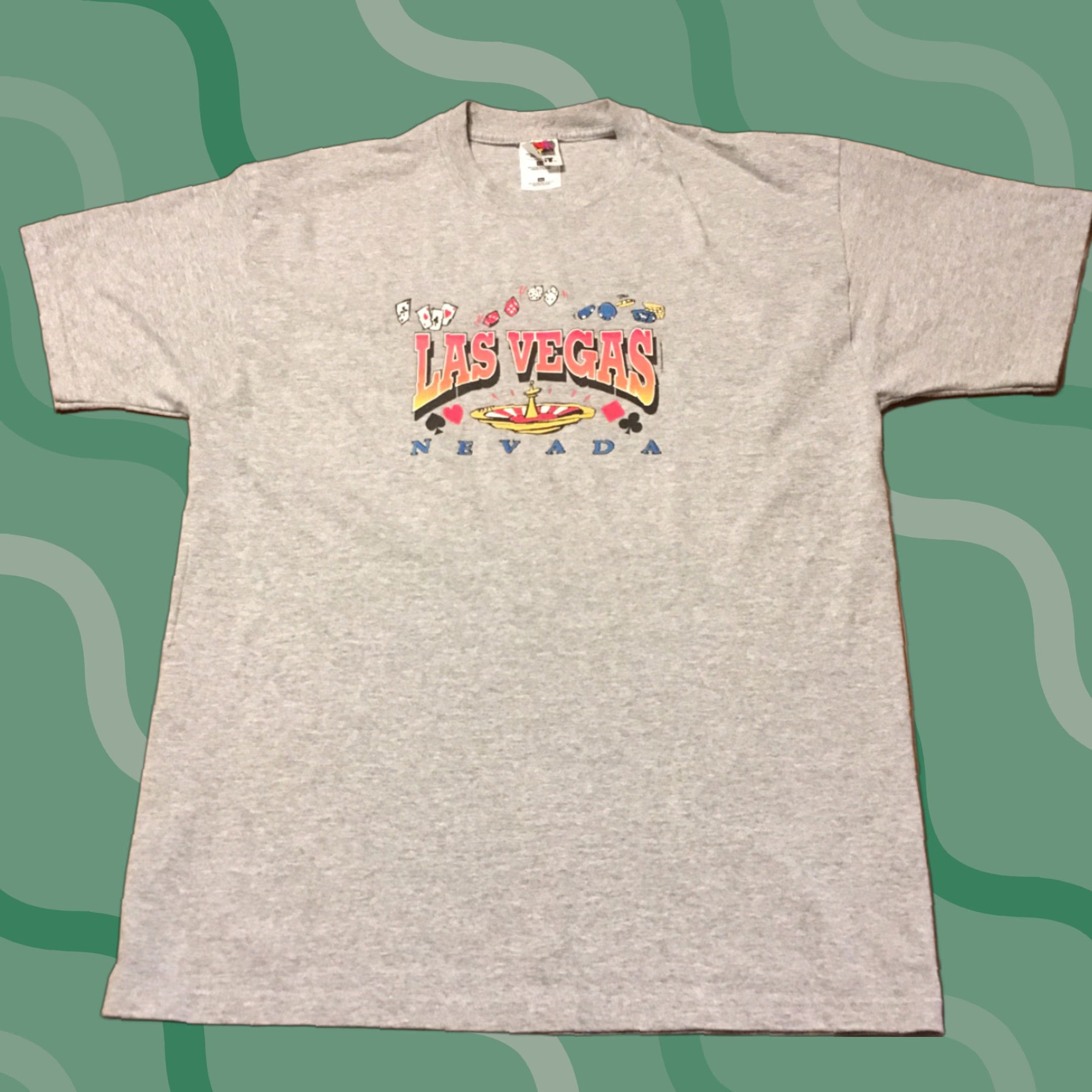 Vintage VINTAGE Las Vegas Nevada T-Shirt 2001 XL Gray Men Regular Size Shirt Mens Size US XL / EU 56 / 4 - 1 Thumbnail