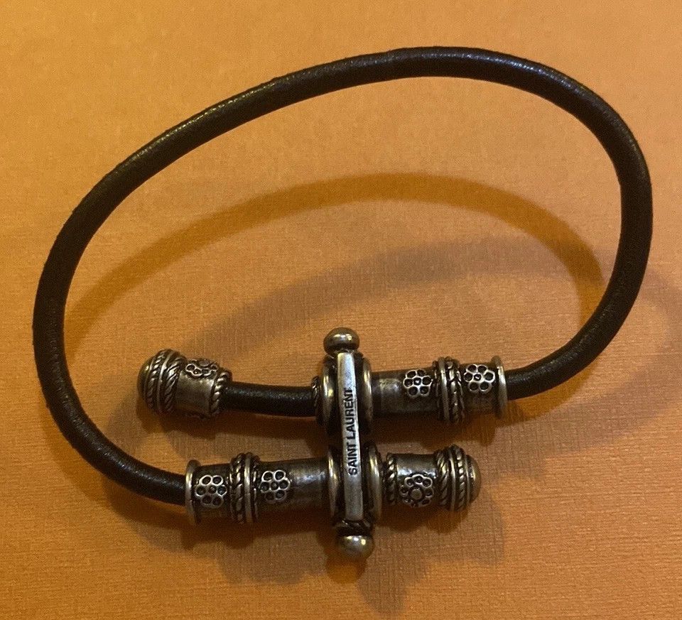 Saint Laurent Paris o1la1rc1a0525 Size: OS / 687216 Bracciale Nappa Bracelet Size ONE SIZE - 1 Thumbnail