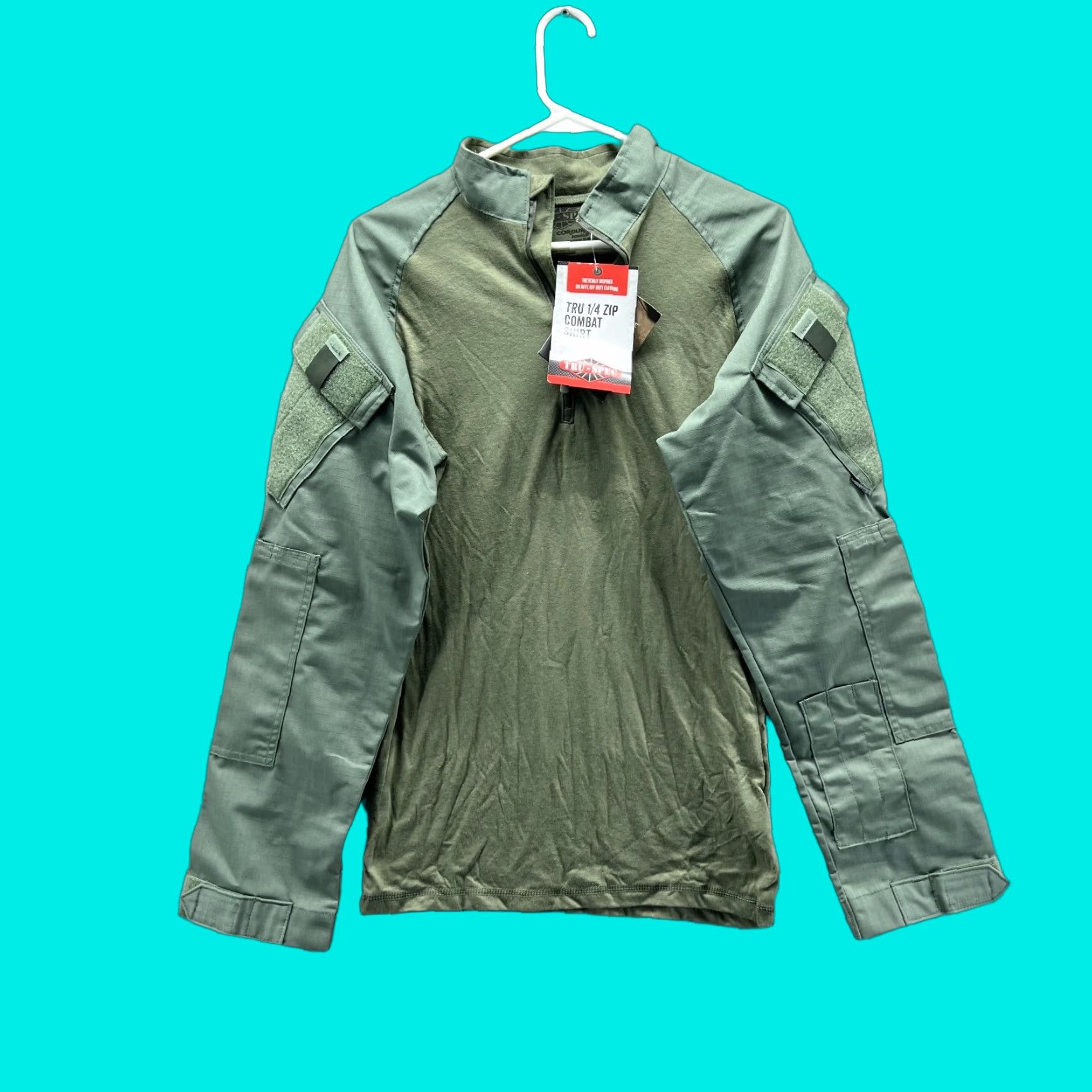 Vintage Tru Spec Shirt Men Small Green Cordura Regular 1/4 Zip Combat Police Military Shirt Men Small Green Cordura Regular 1/4 Zip Combat Police Military Size US S / EU 44-46 / 1 - 1 Thumbnail