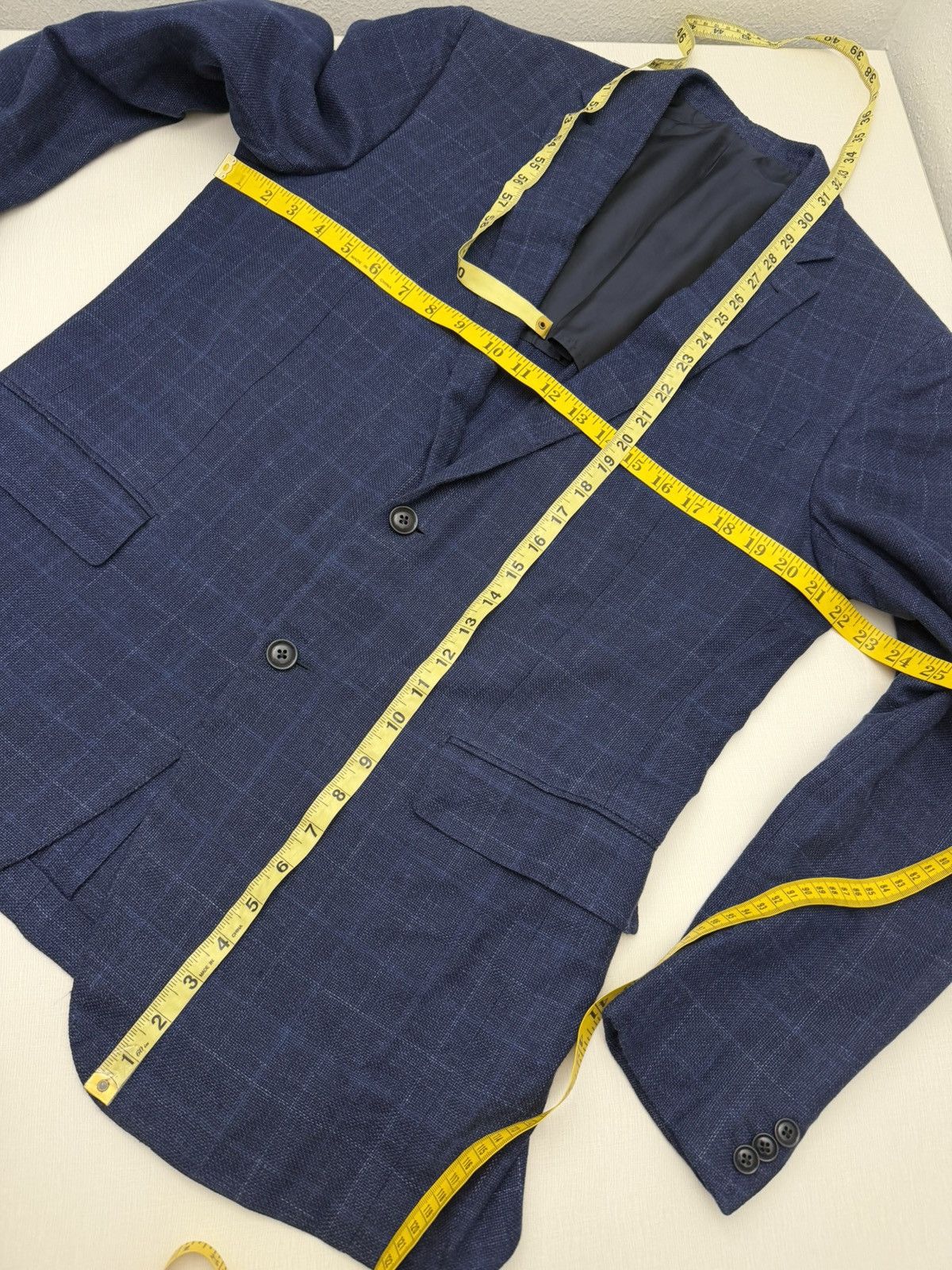 Ermenegildo Zegna Ermenegildo Zegna Su Misura Cashmere Silk Hemp Blazer 52 L Size 52L - 7 Thumbnail
