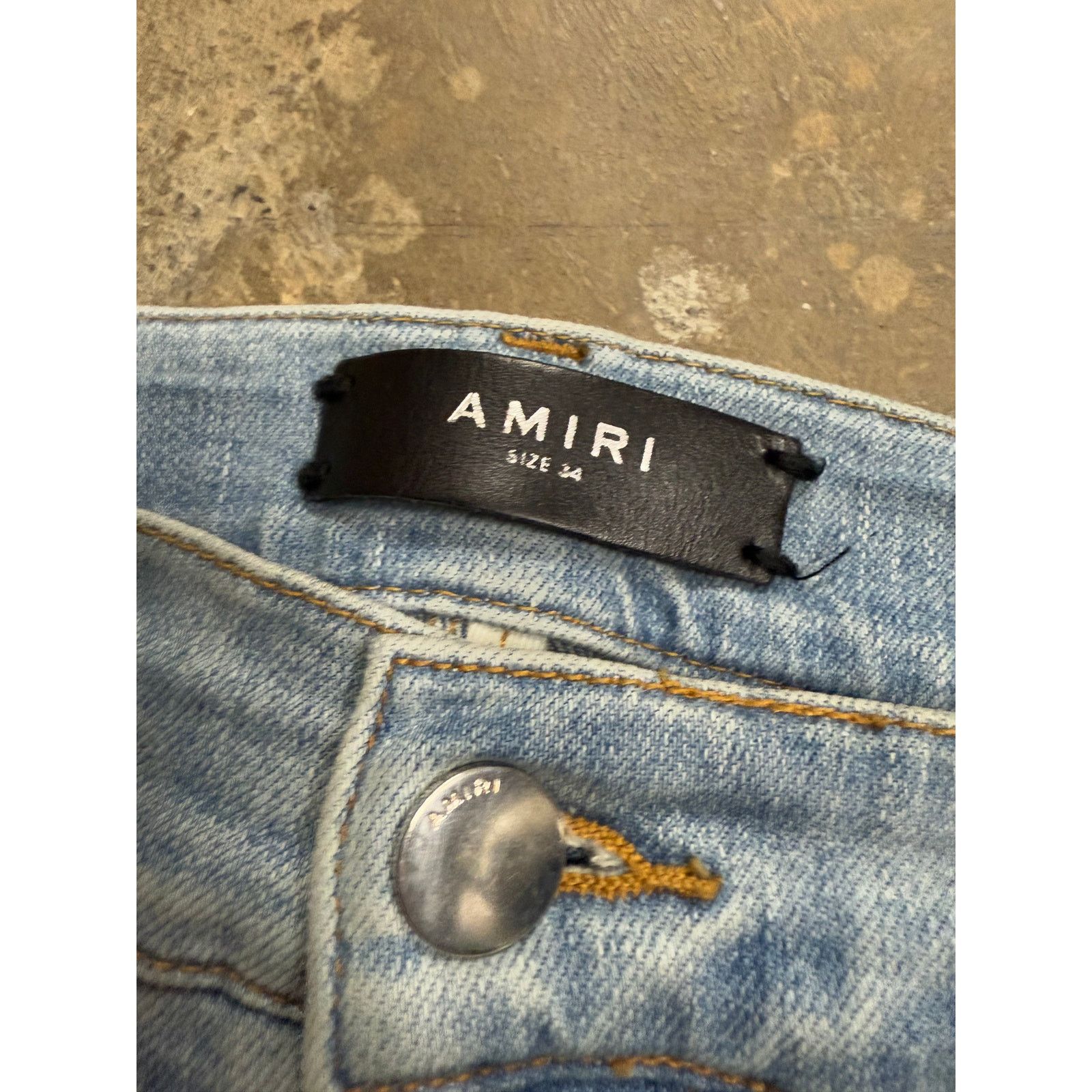 Amiri Amiri MX1 Light Wash Paisley Patch Multi Used 34 Size US 34 / EU 50 - 3 Thumbnail
