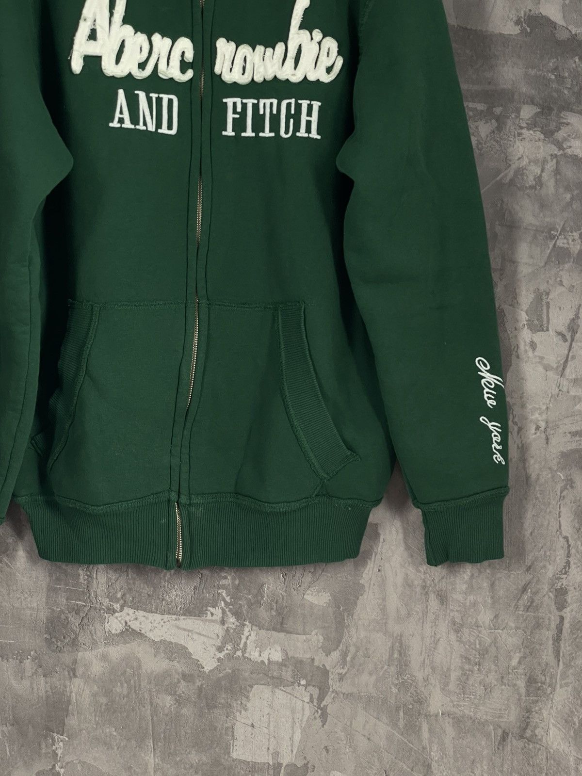 Abercrombie & Fitch × Le Grande Bleu (L.G.B.) ABERCROMBIE FAUX FUR ZIPPER HOODIE JAPANESE I6W9 LGB STYLE Size XXL / US 16-18 / IT 52-54 - 6 Thumbnail