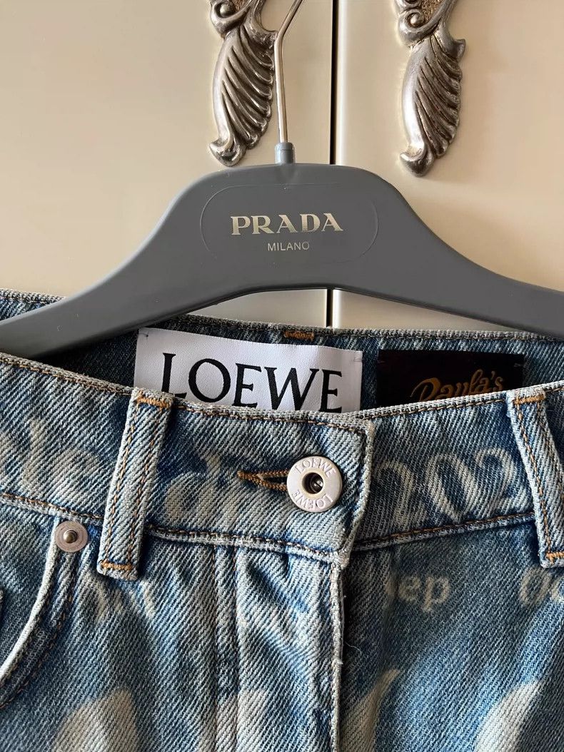 Loewe Loewe High-waisted denim skirt Size 24" / US 00 / IT 34 - 5 Thumbnail