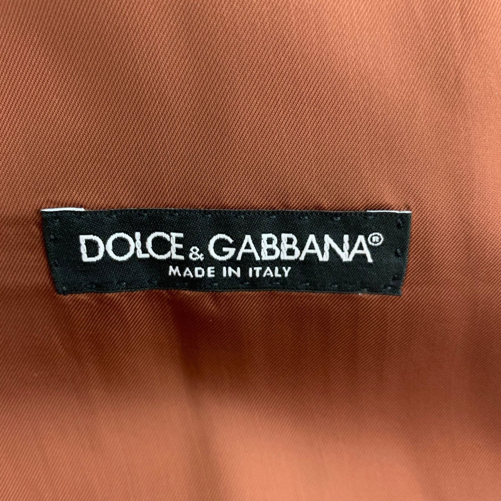 Dolce & Gabbana DOLCE & GABBANA Size 46 Brown Wool Buttoned Vest Size 46R - 5 Thumbnail