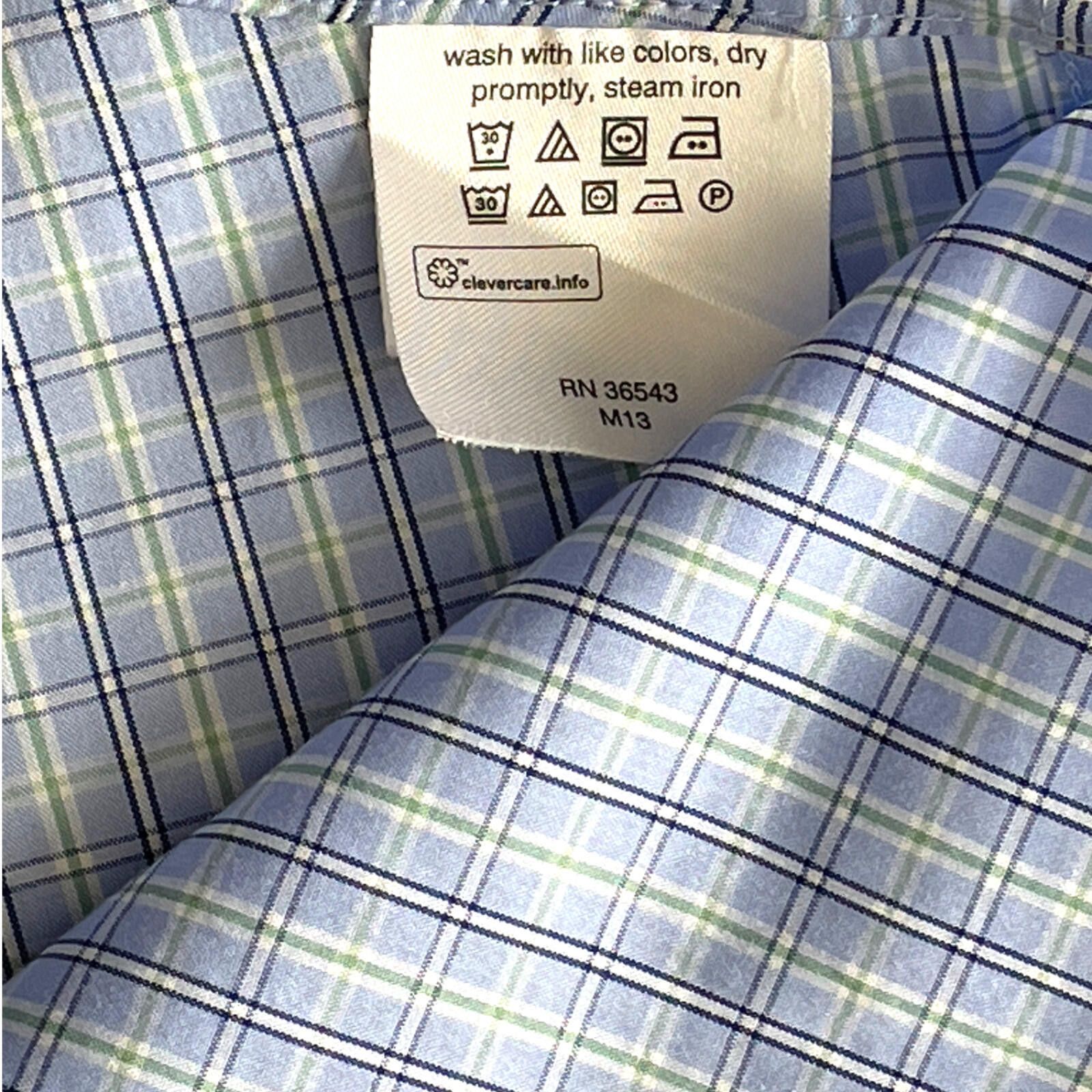 Lauren Ralph Lauren Lauren Ralph Lauren Mens 15.5 34/35 Blue Plaid Button Shirt Size US M / EU 48-50 / 2 - 5 Thumbnail