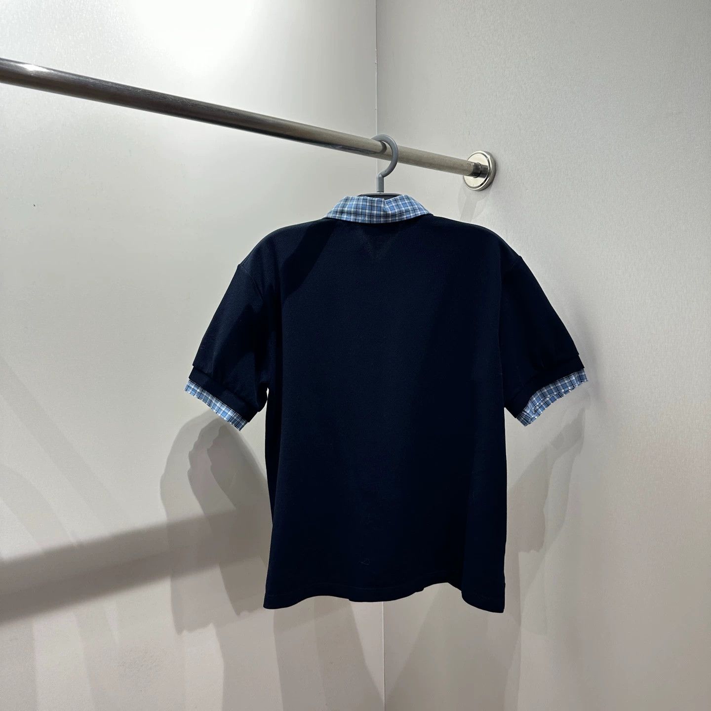 Miu Miu Miu Miu mar418 25SS tartan collar logo short-sleeve Polo S Size S / US 4 / IT 40 - 2 Thumbnail
