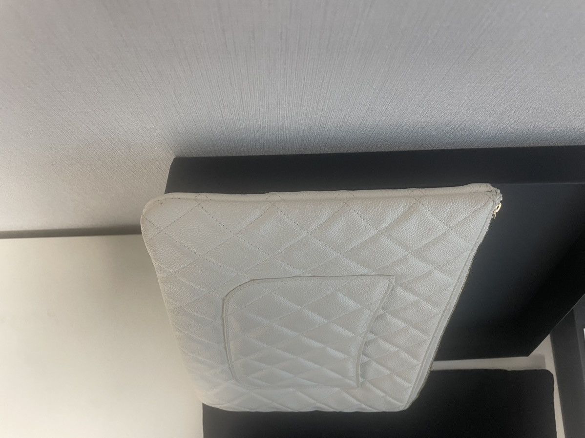 Chanel Chanel caviar clutch white Size ONE SIZE - 3 Thumbnail