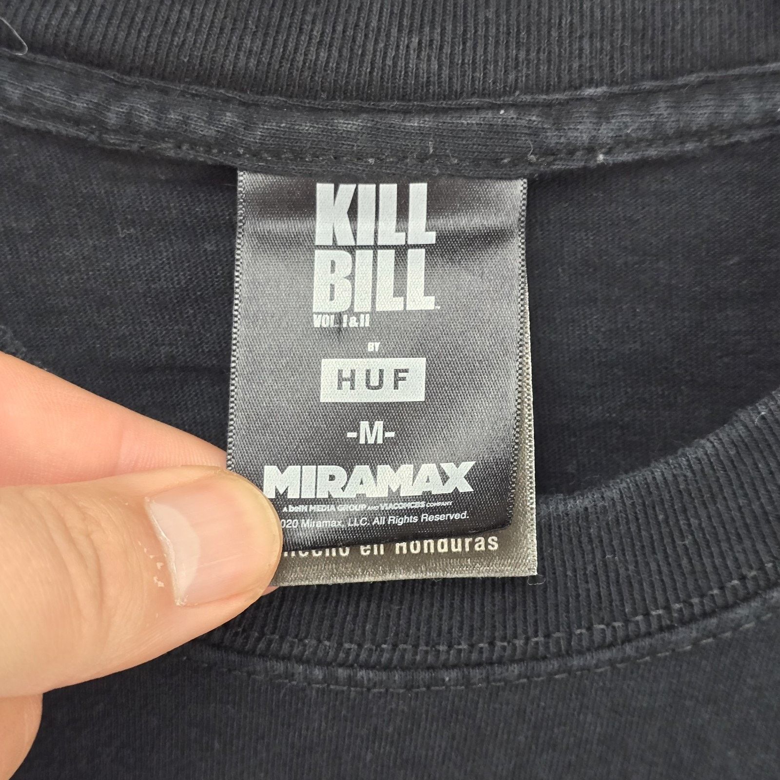 Huf Kill Bill X Huf Shirt Mens Medium Long Sleeve Uma Thurman Size US M / EU 48-50 / 2 - 5 Thumbnail