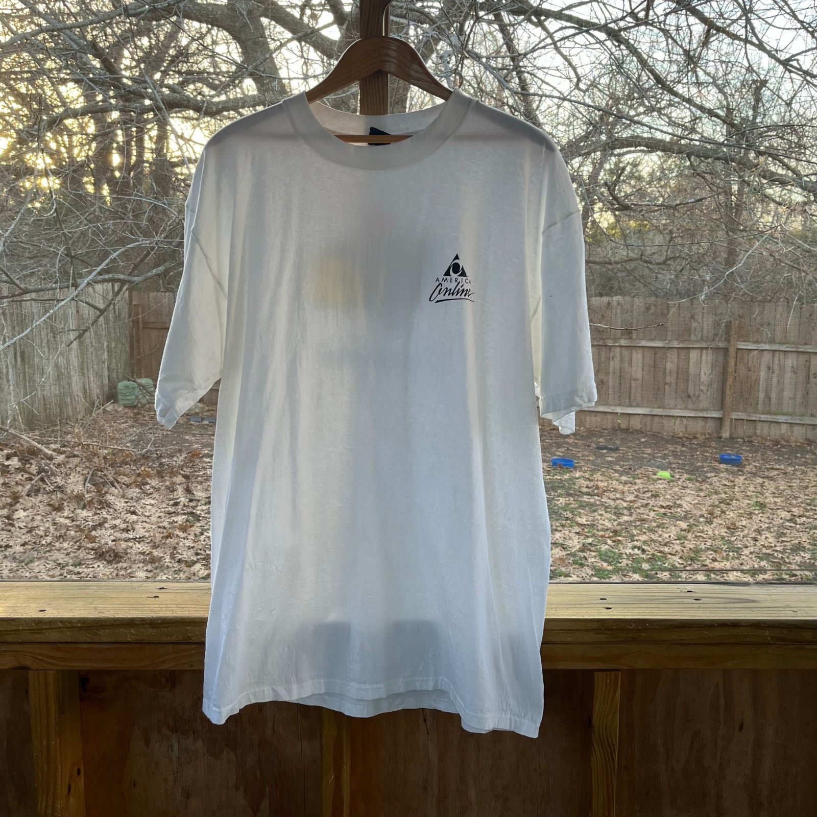 Vintage AOL You've Got Mail Men's White T-Shirt Size XL