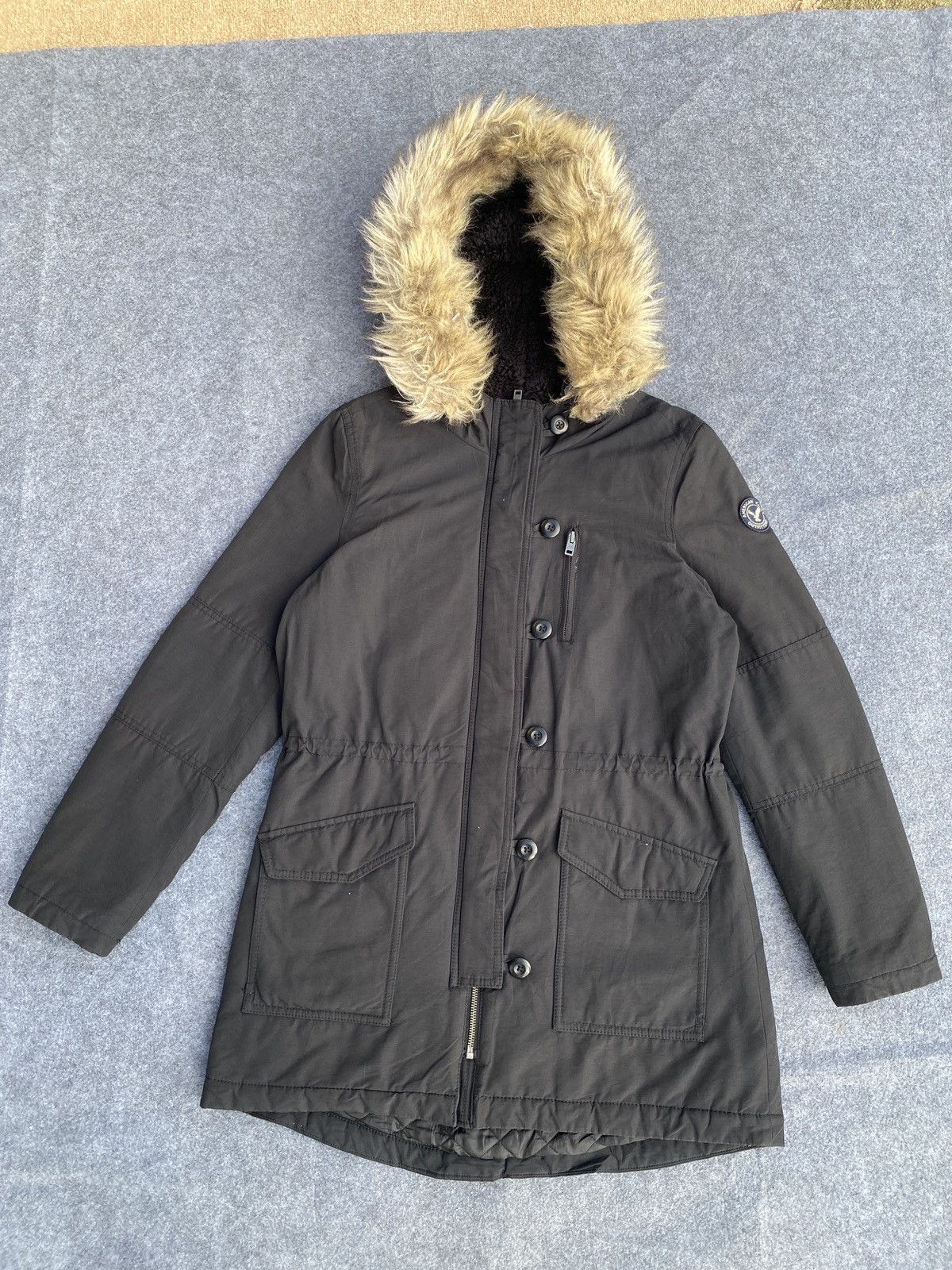 American Eagle Outfitters America eagle Faux Fur Trim Hooded Parka Jacket Size M / US 6-8 / IT 42-44 - 1 Thumbnail