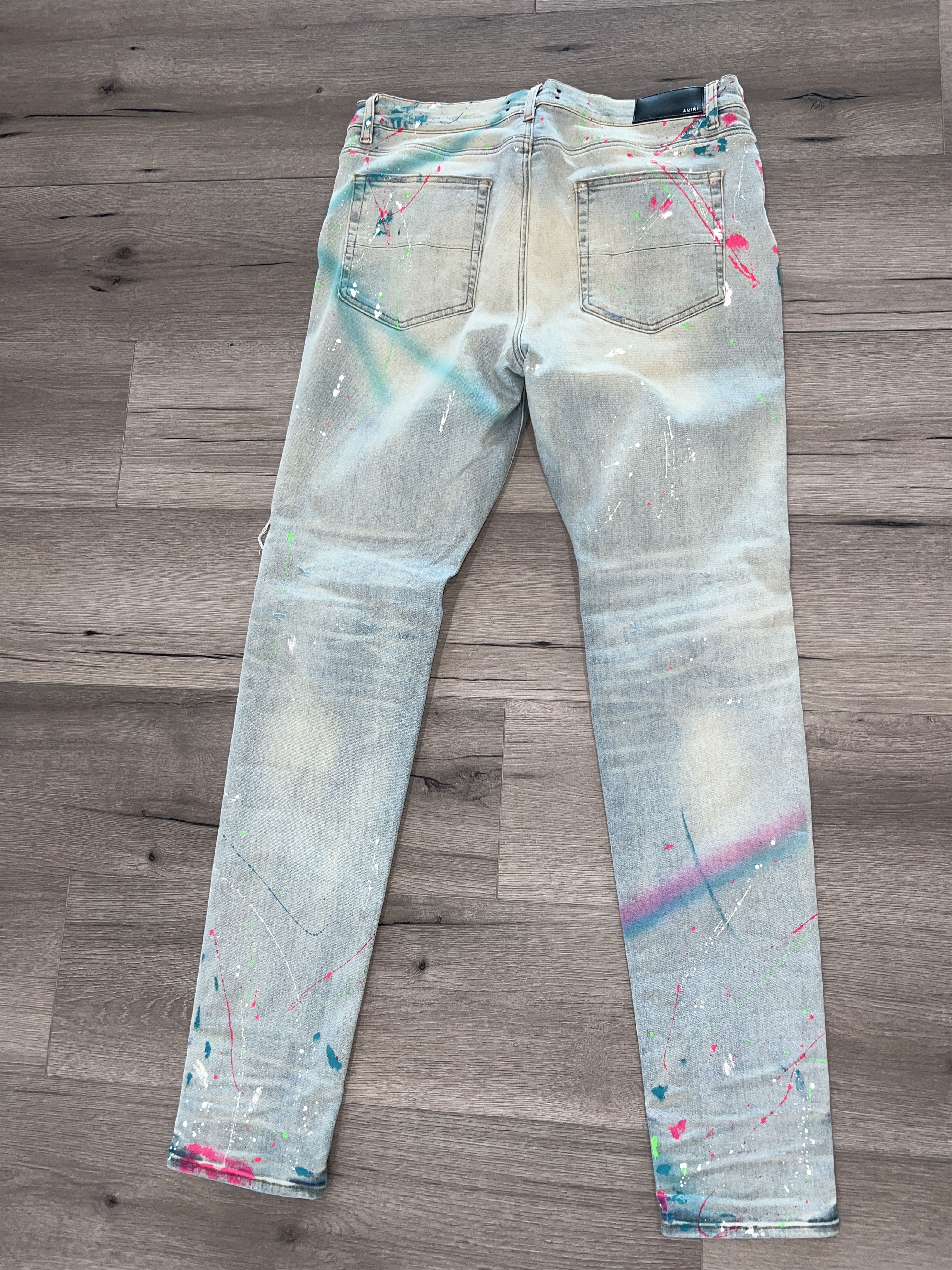 Amiri Amiri Paint Splatter Grafitti Jean Size US 38 / EU 54 - 6 Thumbnail