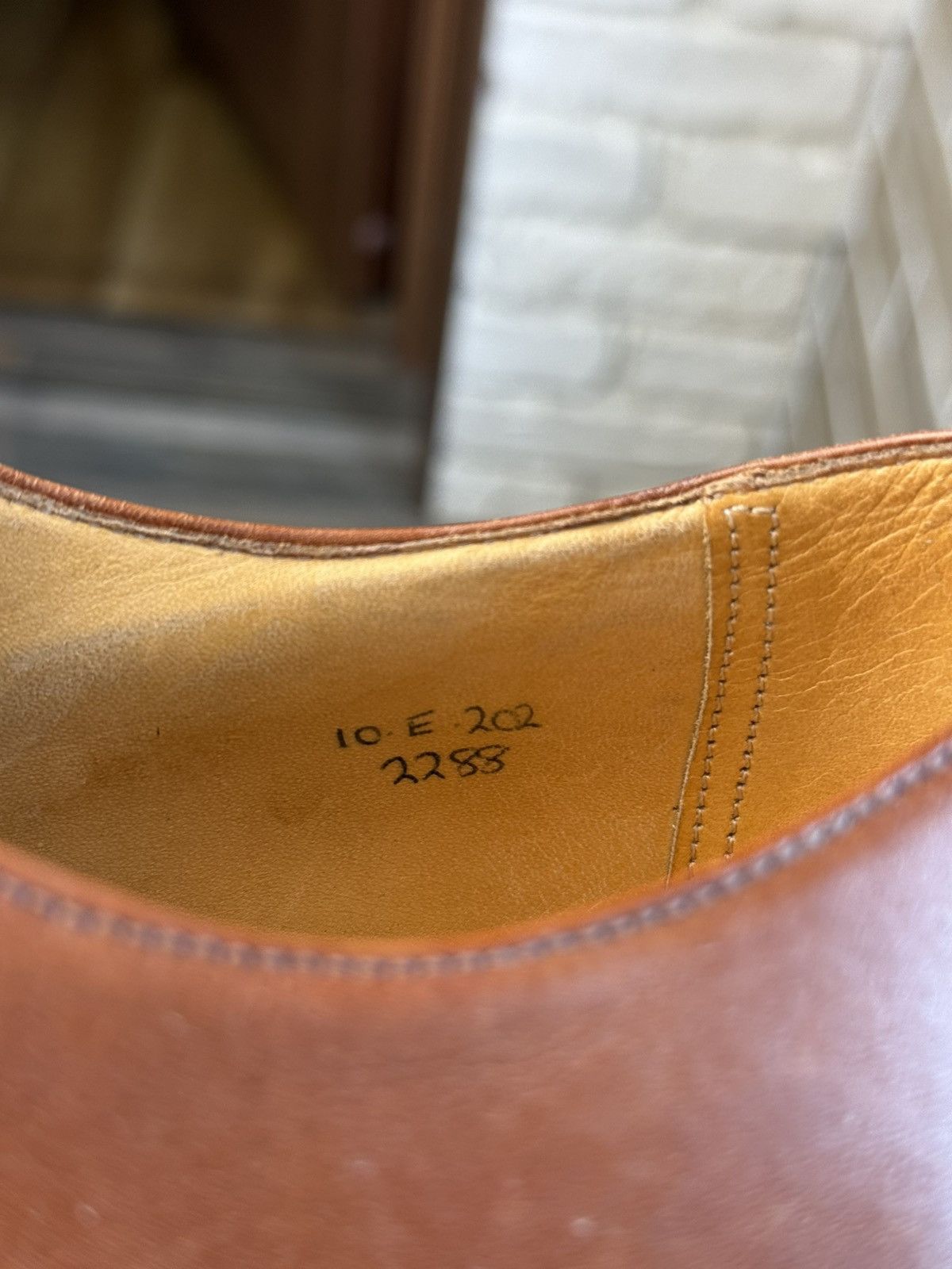 Edward Green Edward Green Chelsea Brown Oxford Leather Shoes UK10 US11 Size US 11 / EU 44 - 16 Thumbnail