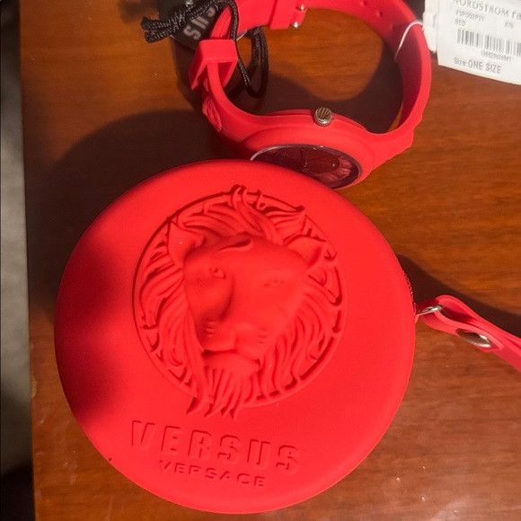 Versus Versace Women's Fire Island Sunray Silicone Strap Watch, 39mm Red Size ONE SIZE - 5 Thumbnail