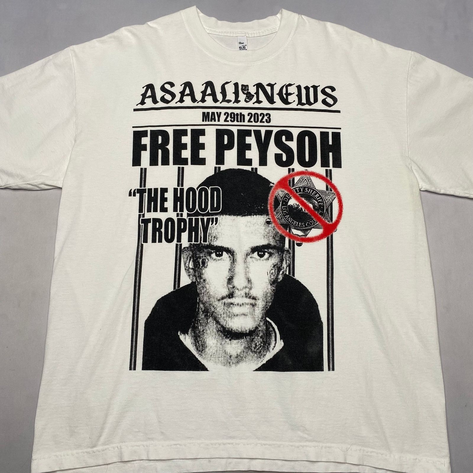 Los Angeles Apparel Asaali Free Peysoh The Hood Trophy Shirt Men's XL Streetwear Size US XL / EU 56 / 4 - 2 Thumbnail